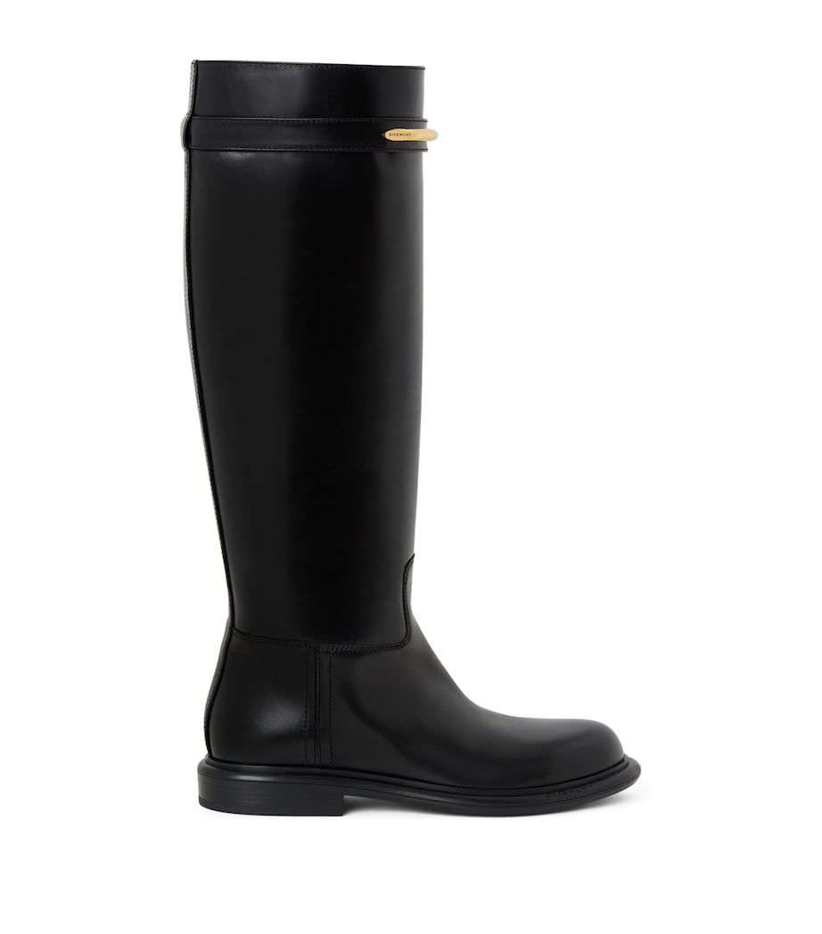 Givenchy Leather Knee-High Riding Boots Image 1