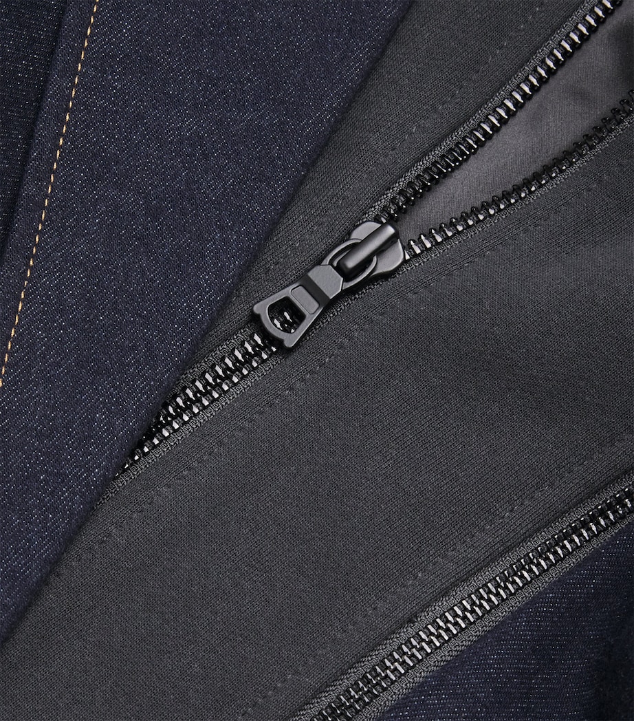 Denim Hoodie-Insert Jordan Blazer H972 DARK RINSE Image 5
