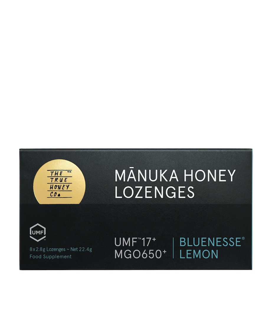 Mānuka Honey Lozenges with Bluenesse and Lemon (8 Capsules) NO COLOUR Image 3