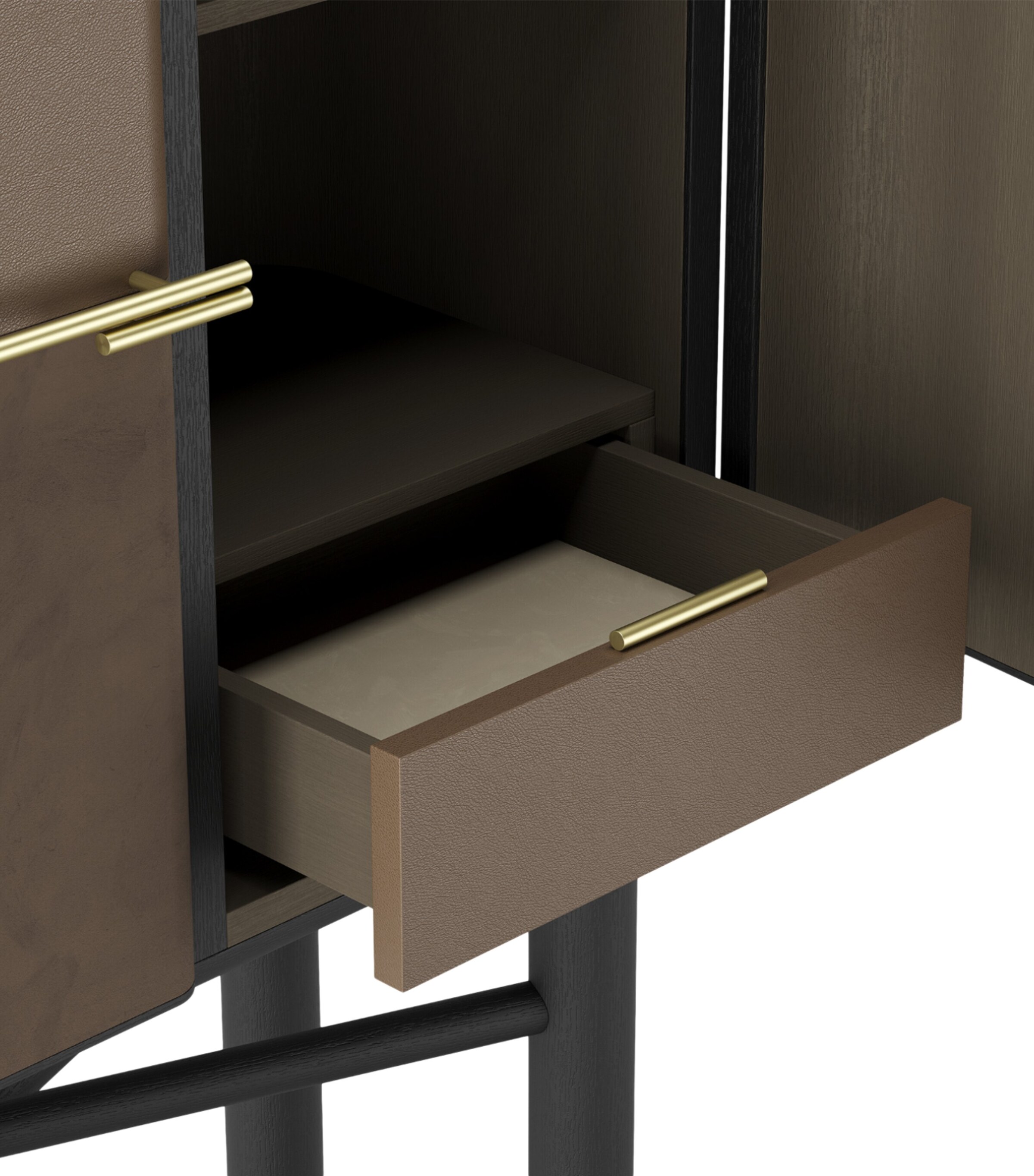 Frato Orvieto Tall Cabinet Brown Image 4