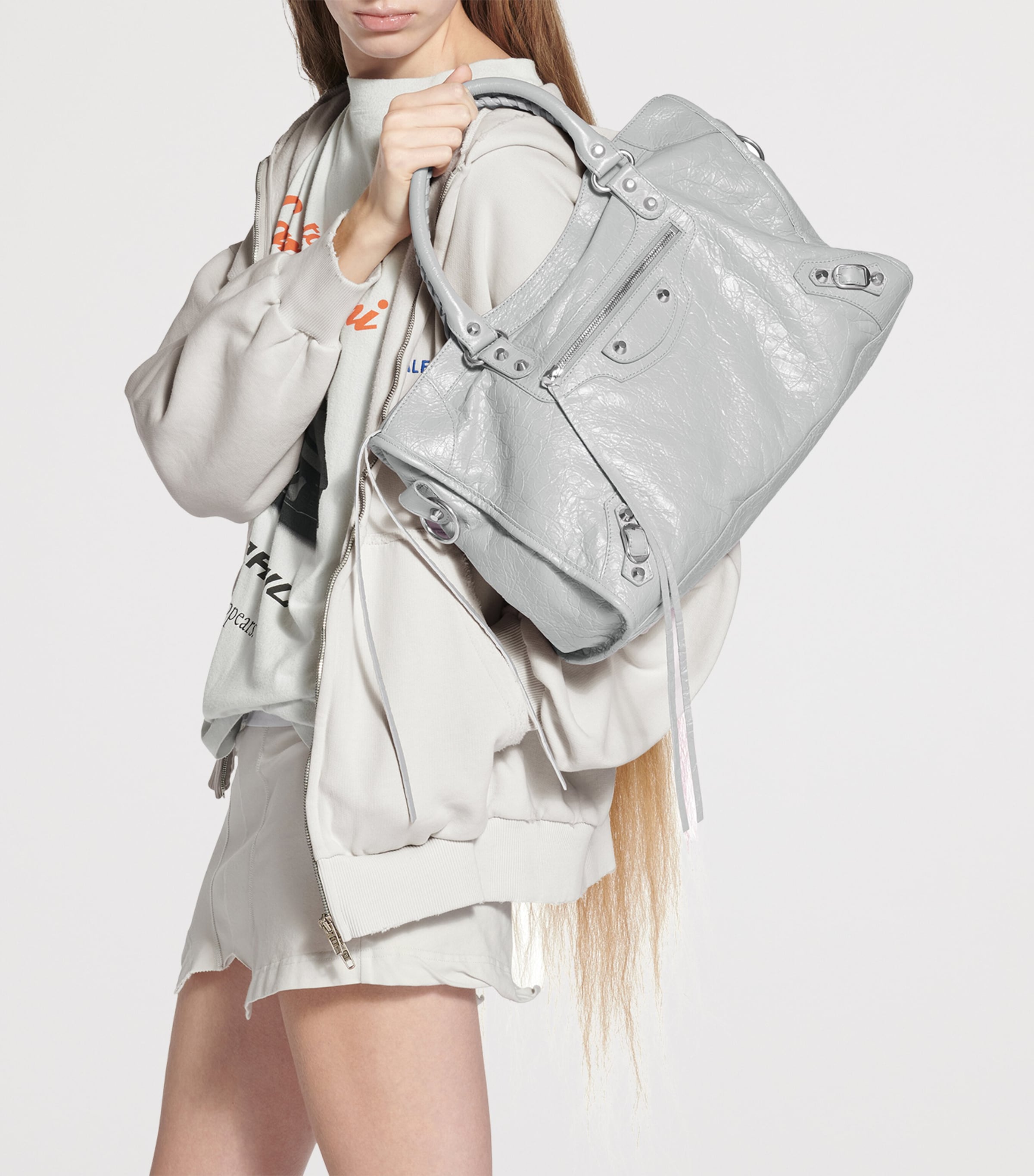 Medium Leather Le City Top-Handle Bag 1210 Image 2