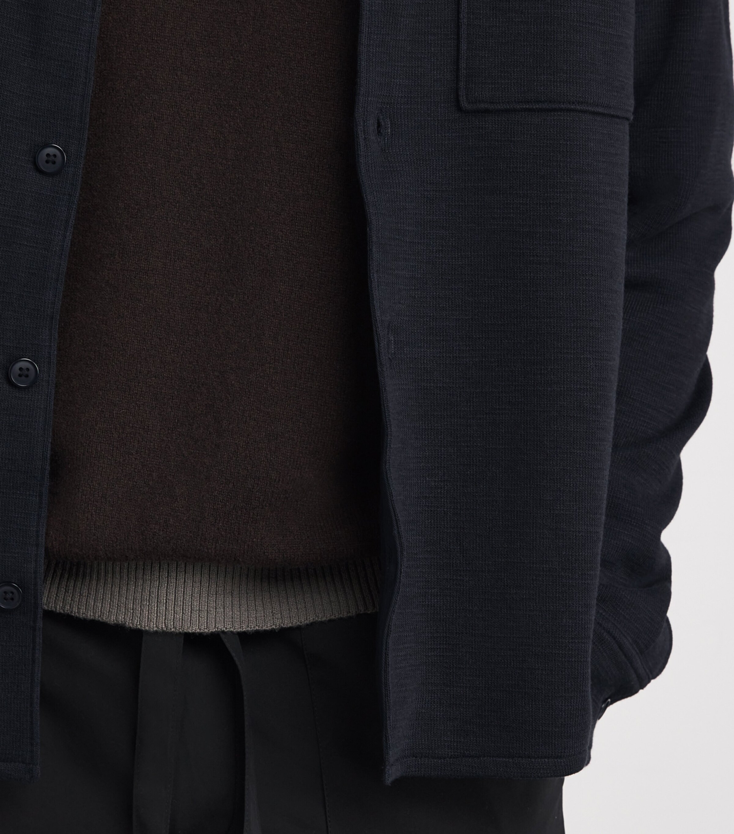 Vince Mens Stretch Cotton-Tencel Overshirt Image 6