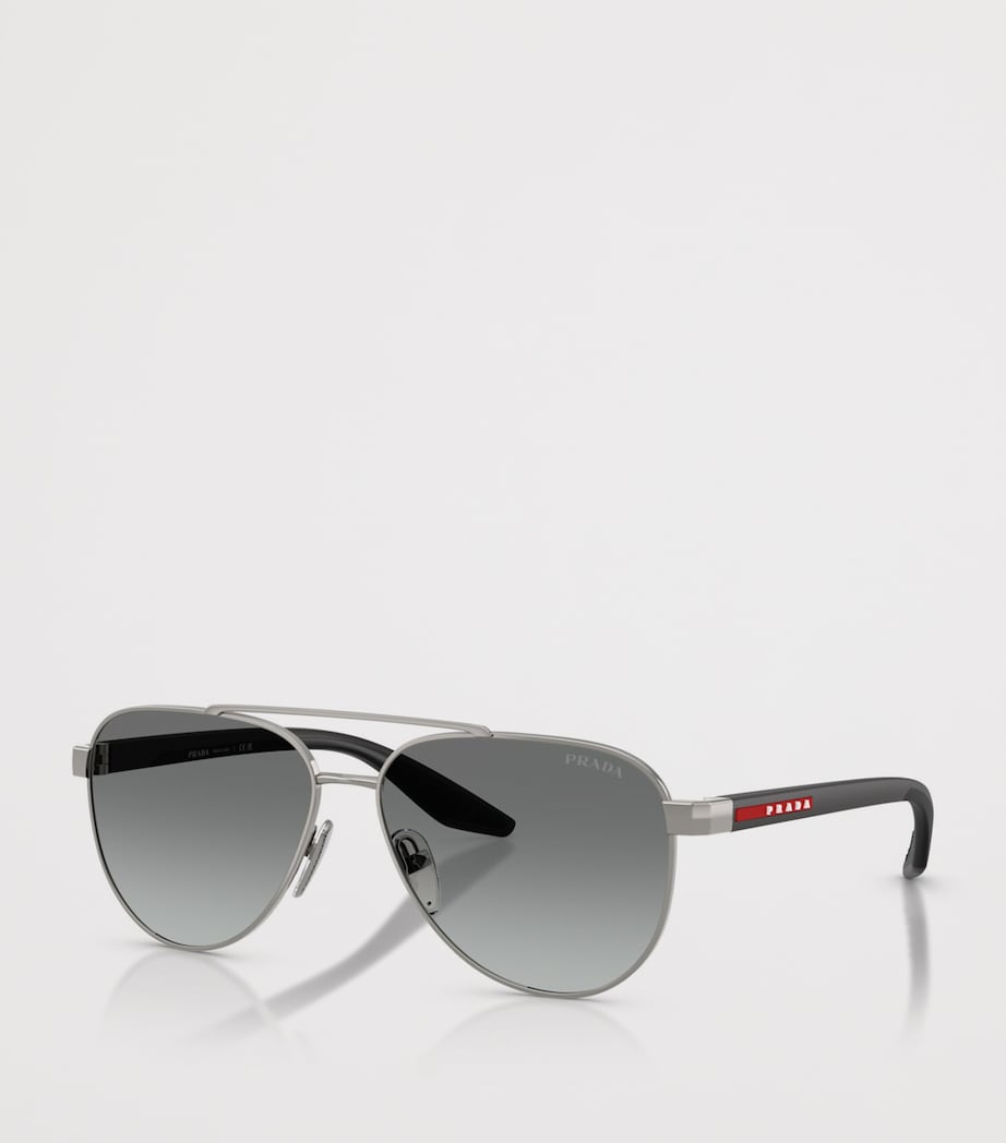 Prada Linea Rossa Metal A52S Aviator Sunglasses Image 2