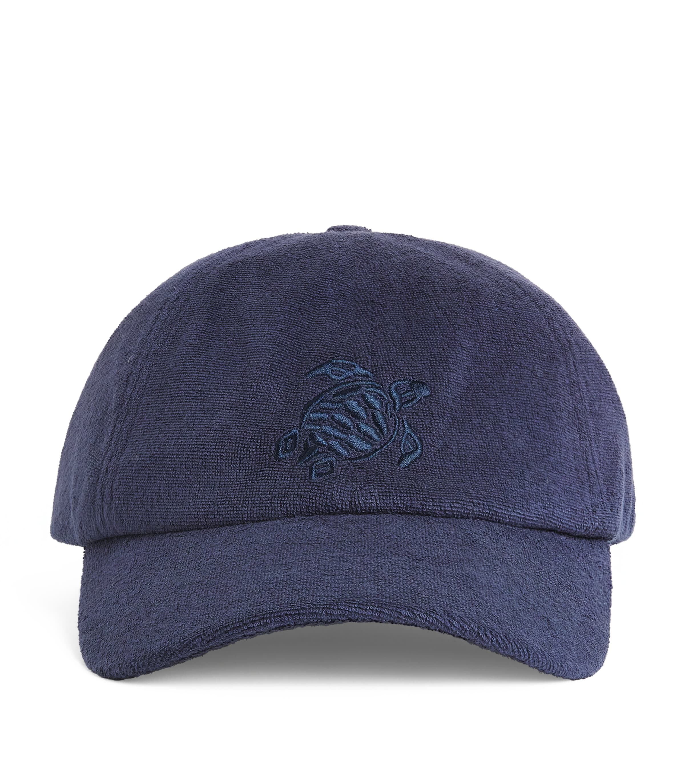 Embroidered Turtle Baseball Cap 390-BLEU MARINE Image 1