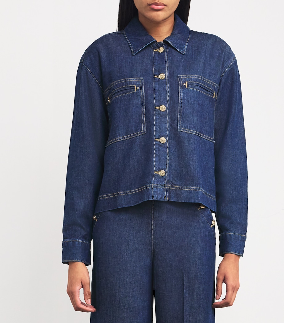 Denim Oversized Shirt INDIGO DENIM Image 3