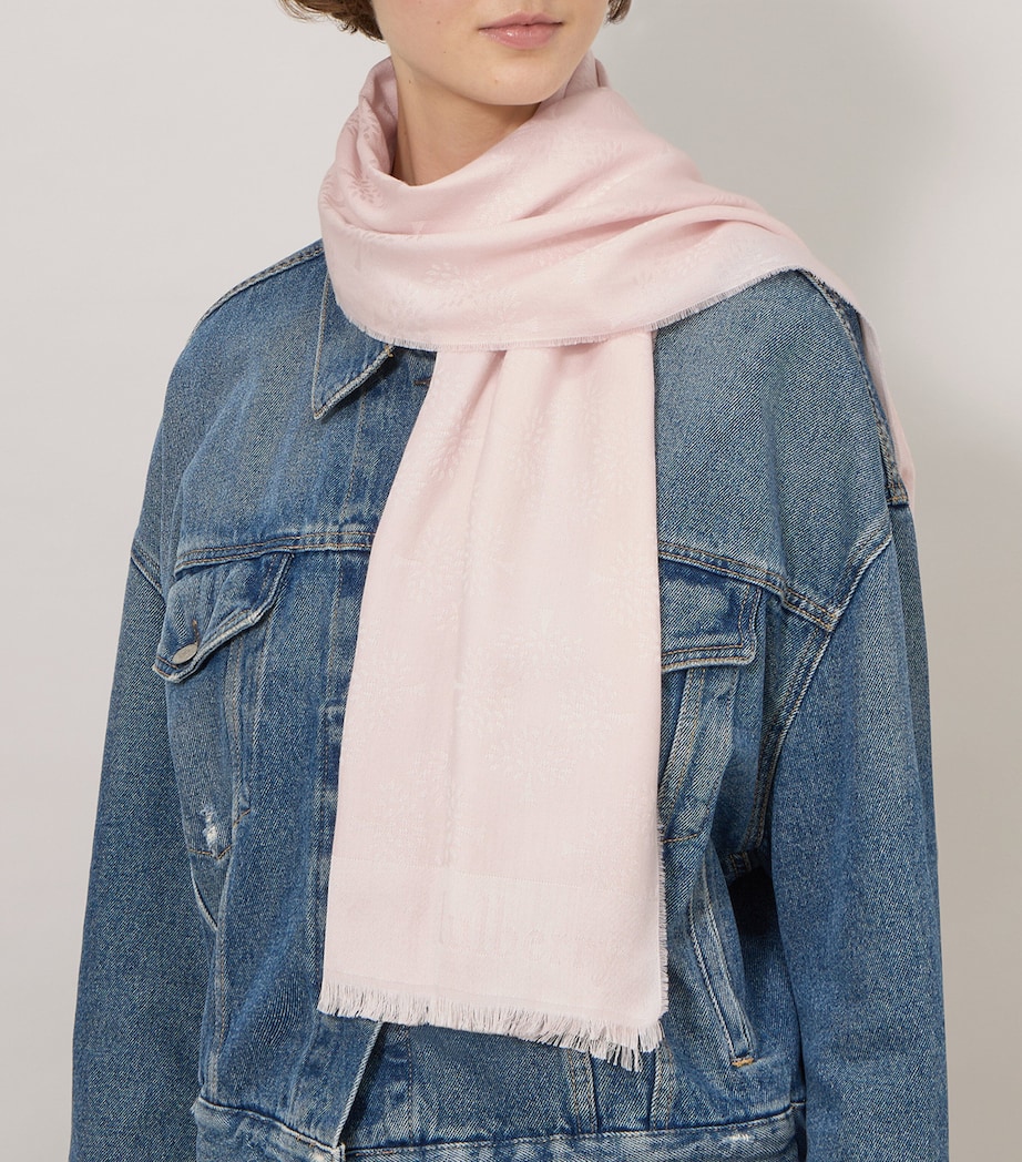 Mulberry Silk-Cotton Tree Scarf Blossom Pink Image 2