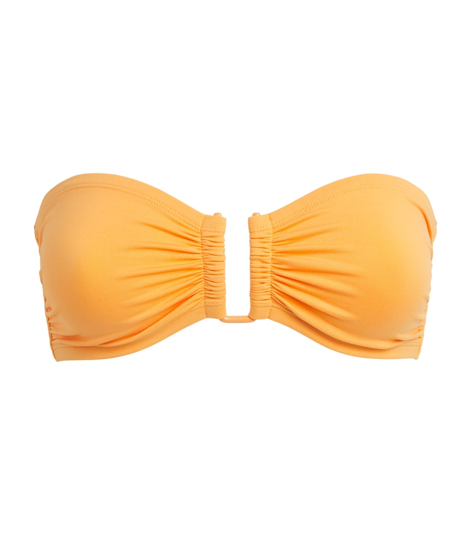 Eres Womens Show Bandeau Bikini Top Raphia Image 1