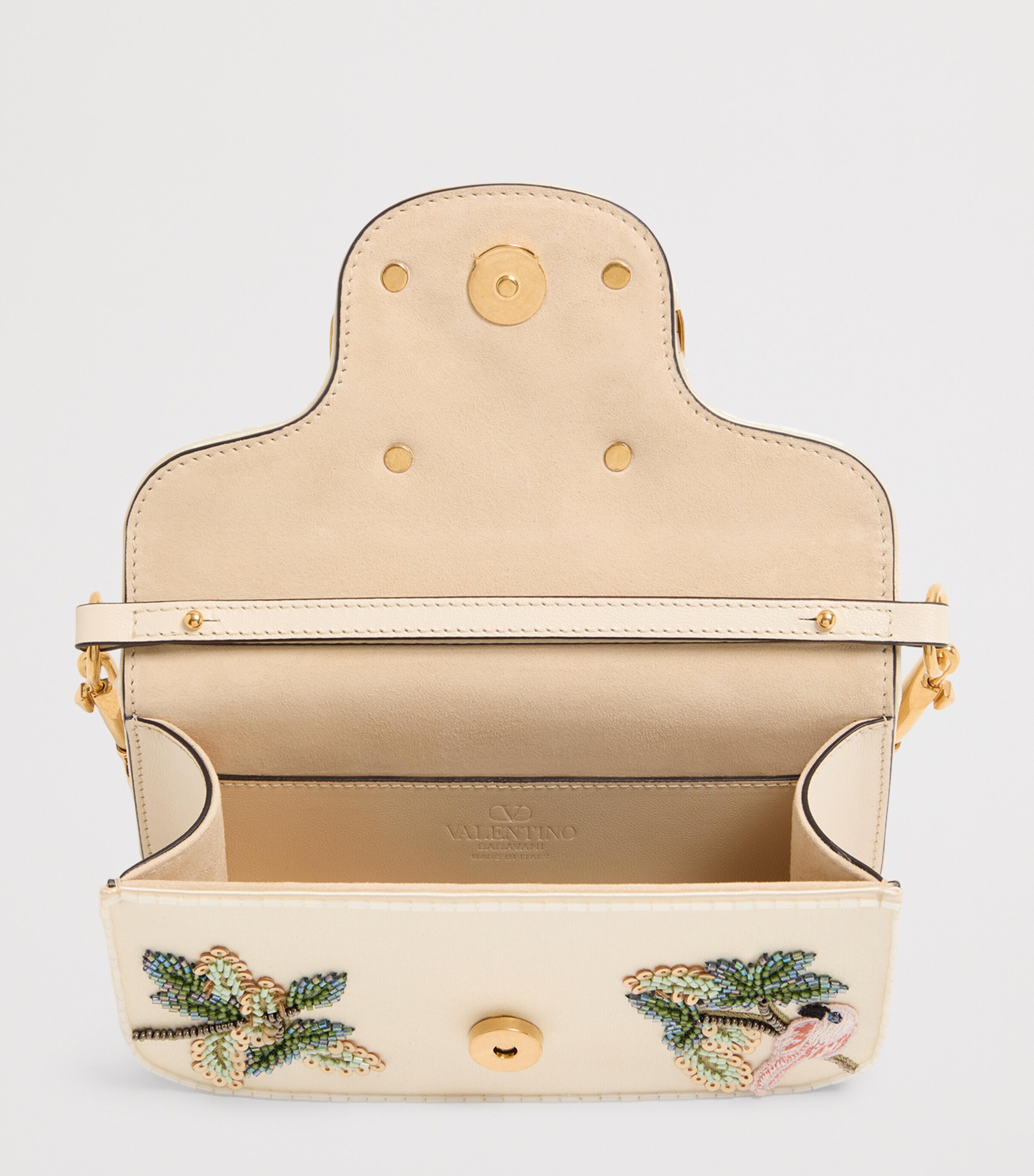 Valentino Garavani Multi Small Embellished Locò Shoulder Bag