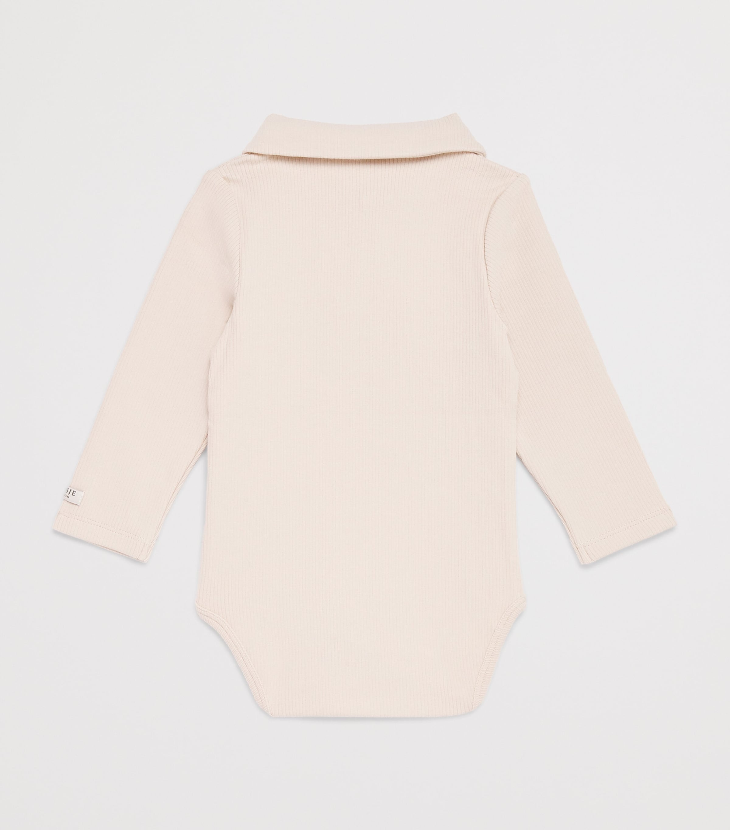 Donsje Stretch-Cotton Paulo Bodysuit (0-30 Months) Arctic Ivory Image 2