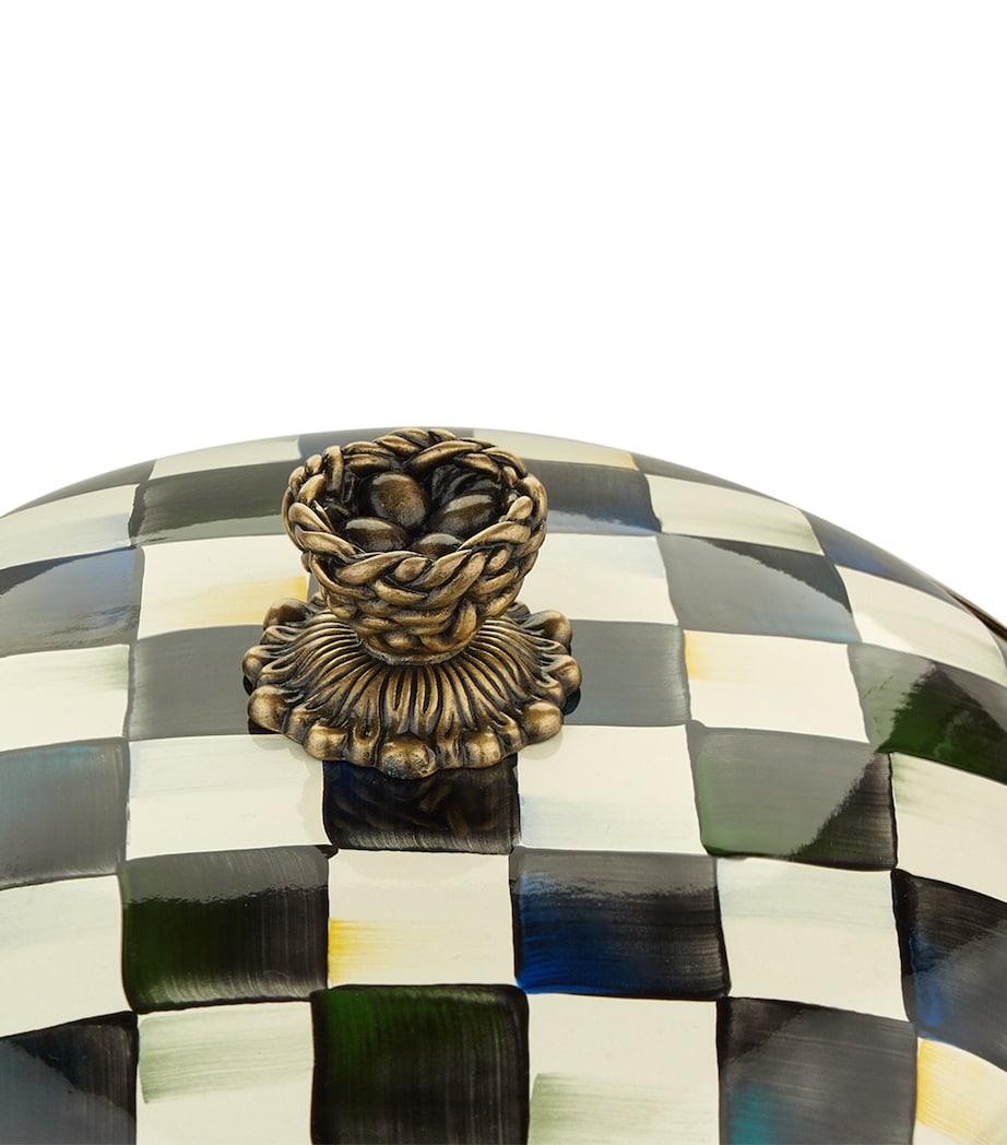 Courtly Check Casserole Dish (26cm) BLACK Image 3