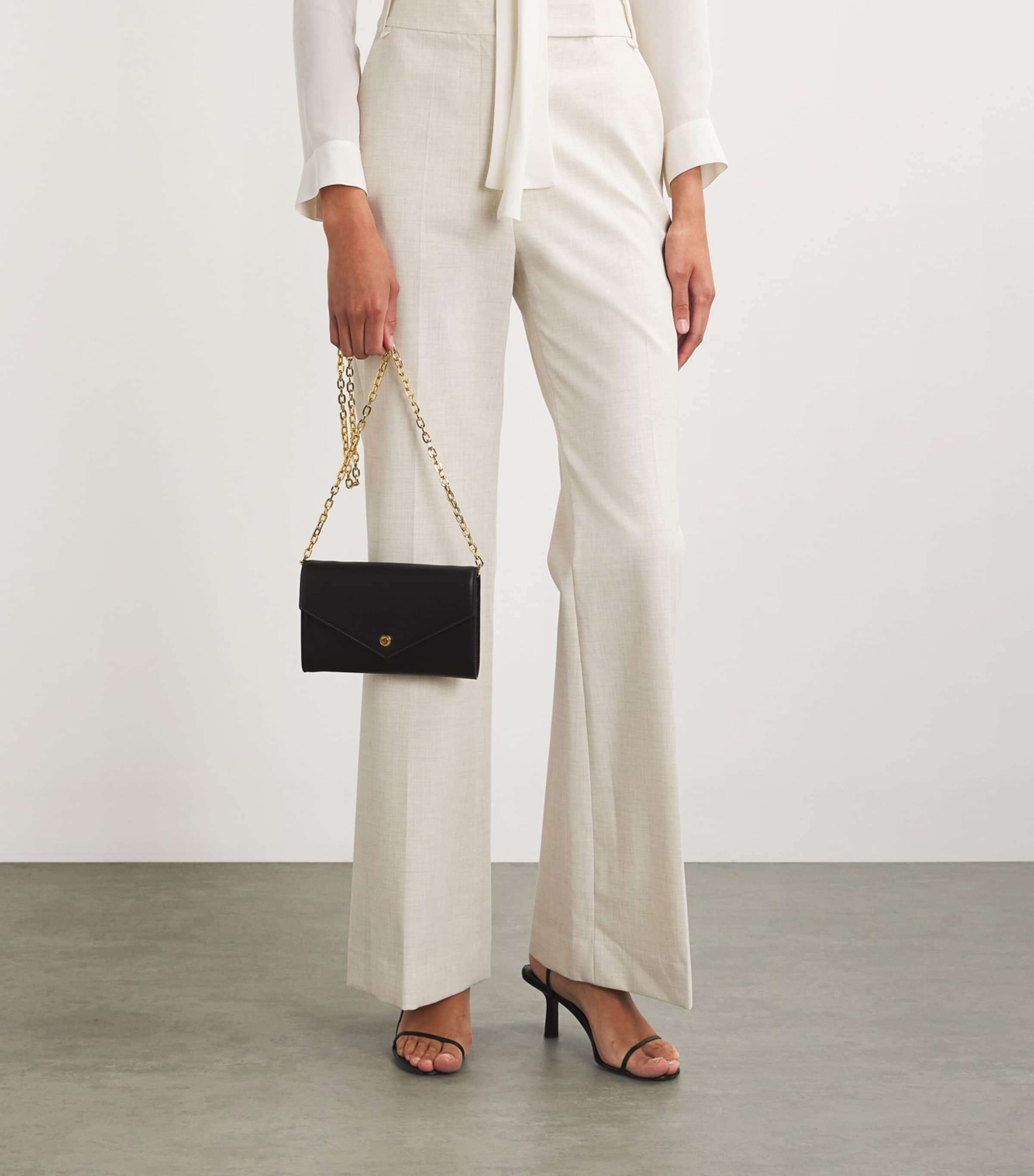 Leather Chain Wallet BLACK Image 5