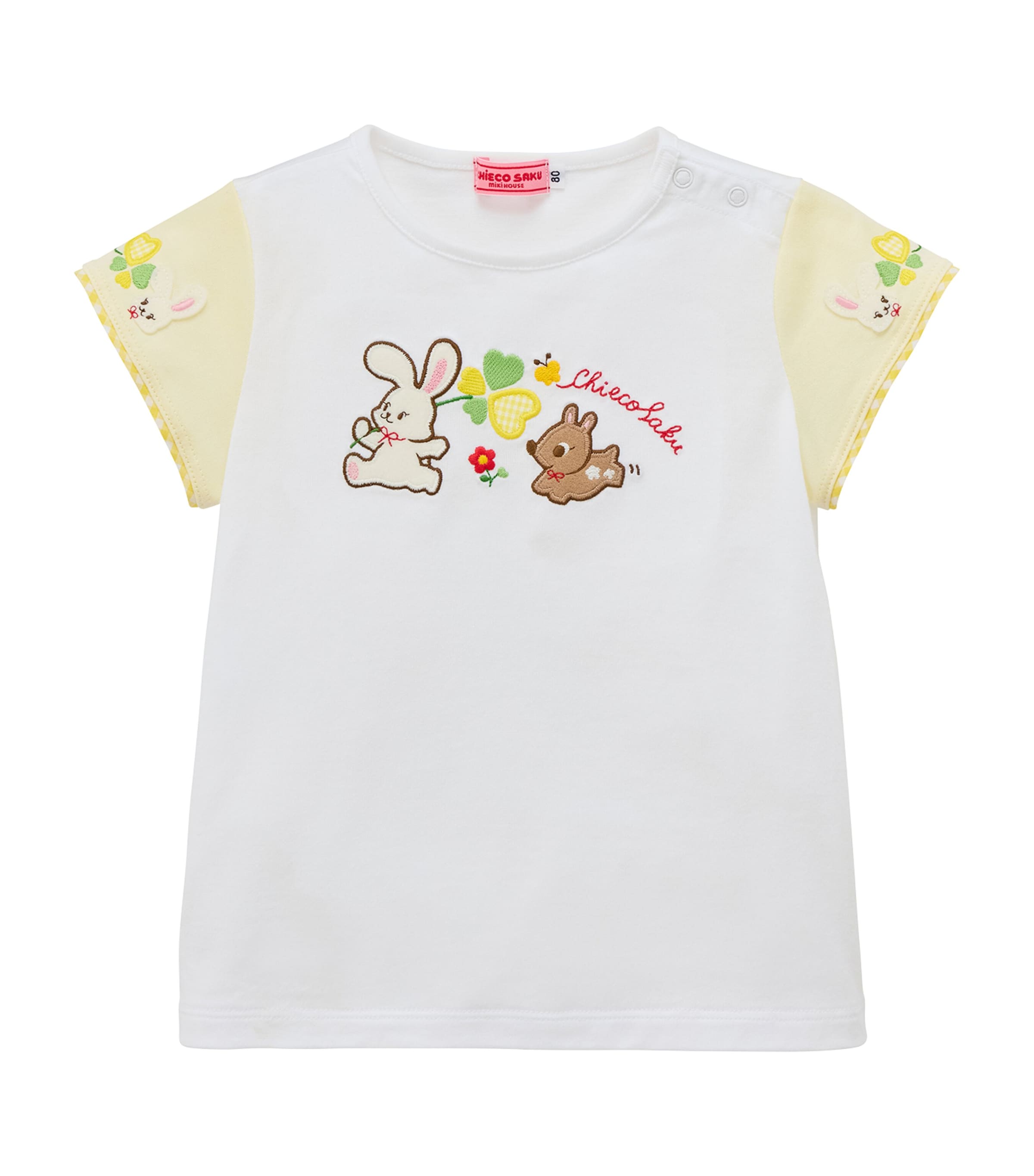 Miki House Cotton Embroidered T-Shirt (2-7 Years) Image 1