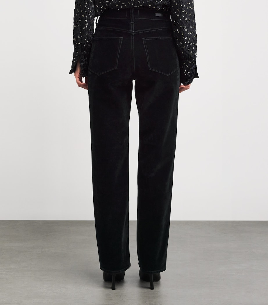 Velvet Stevie High-Rise Straight Jeans ONYX RICH VELVET Image 4