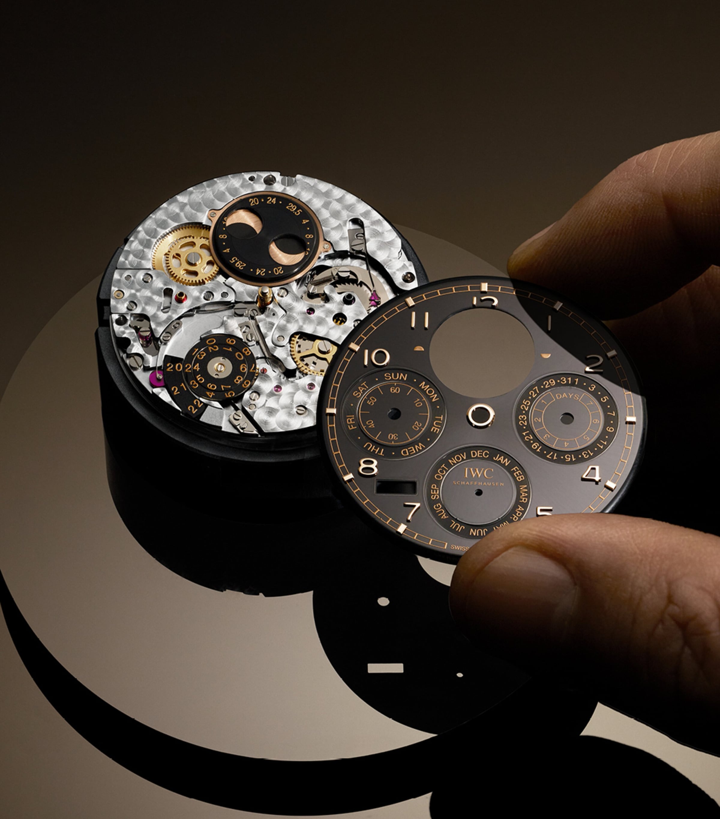 Rose Gold Portugieser Perpetual Calendar Watch 44mm BLACK Image 5