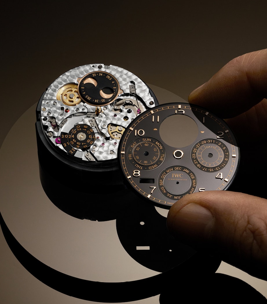 Rose Gold Portugieser Perpetual Calendar Watch 44mm BLACK Image 5