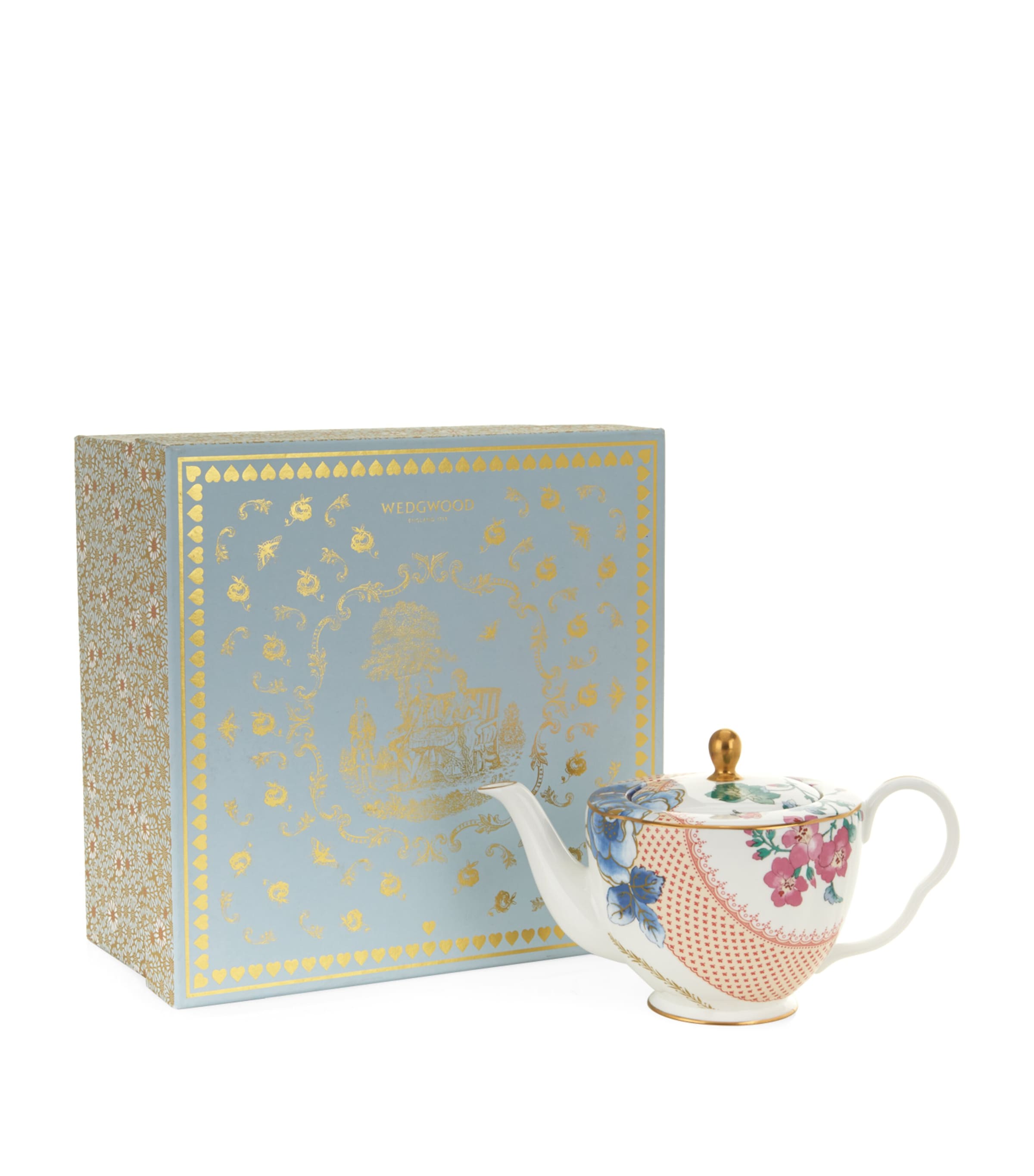 Wedgwood Large Butterfly Bloom Teapot (1L) | Dining | Tableware | Teapots | Designers | Wedgwood