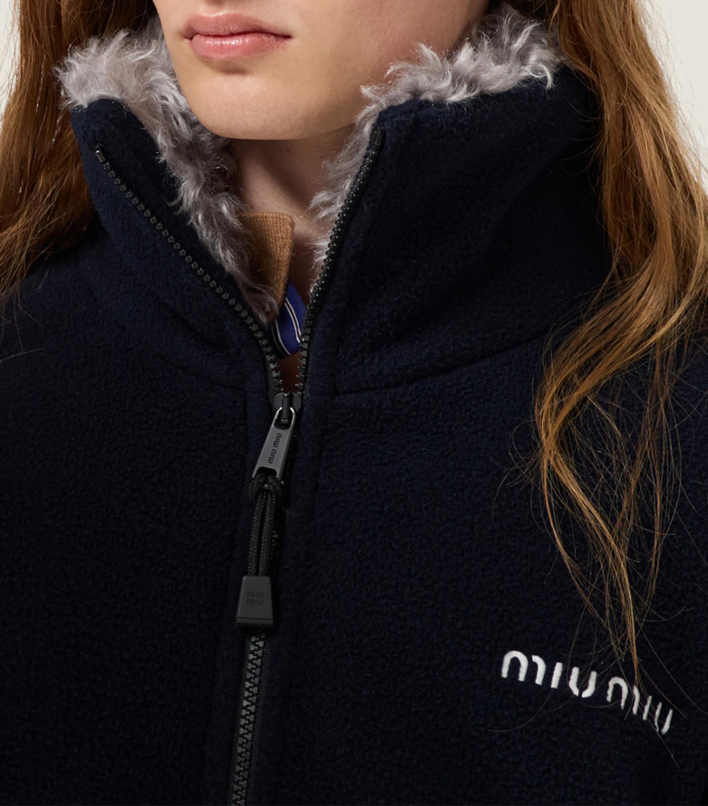 Fleece Cropped Jacket F0008 Image 6