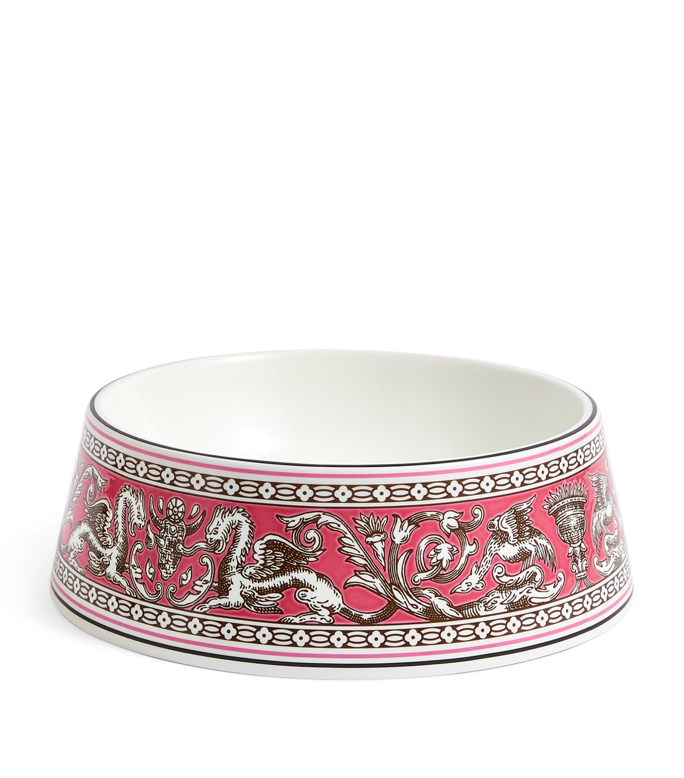Bone China Florentine Pet Bowl (21cm) PINK Image 6