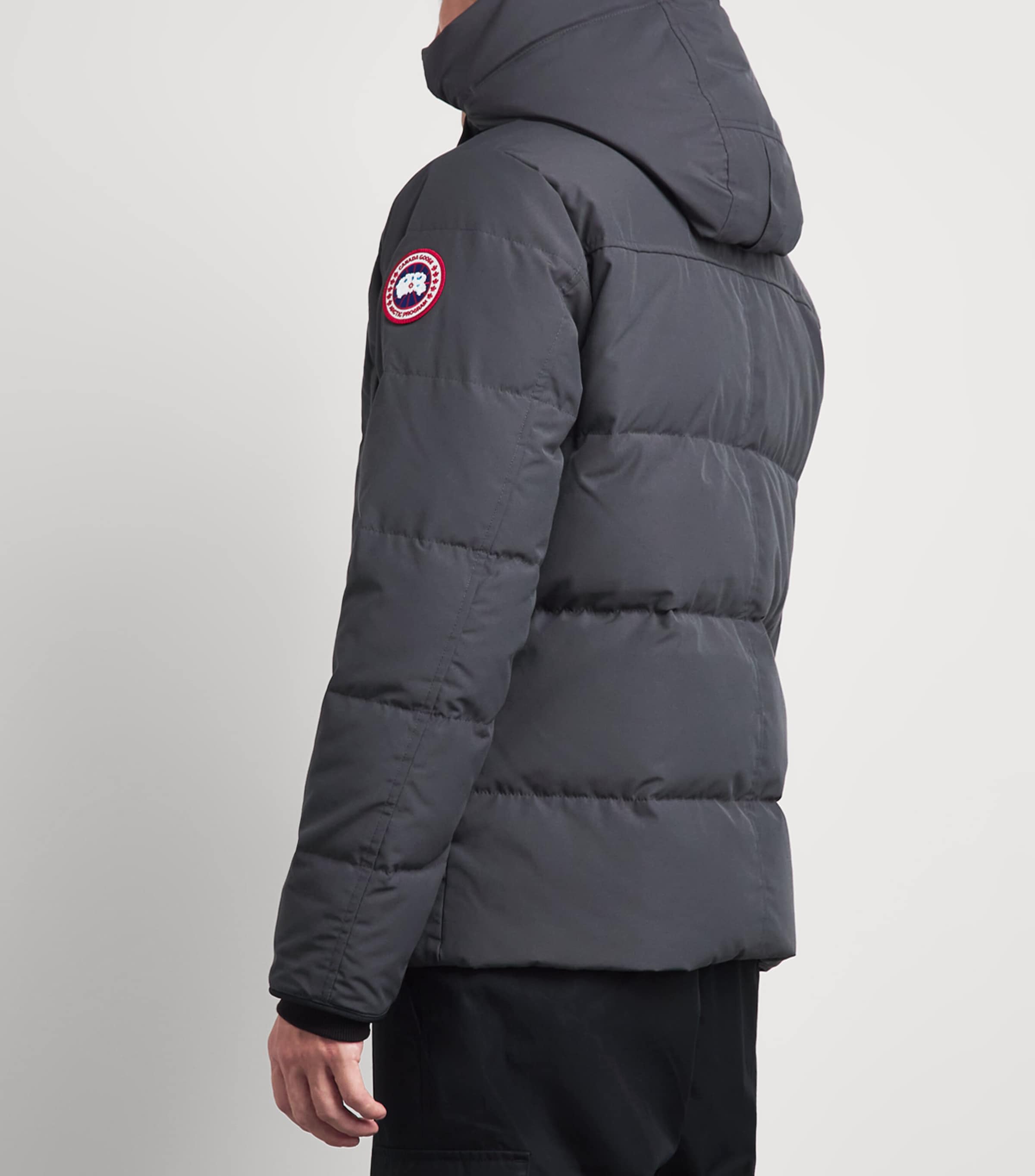 Canada Goose Mens Wyndham Parka Jacket Granite Grey Image 5