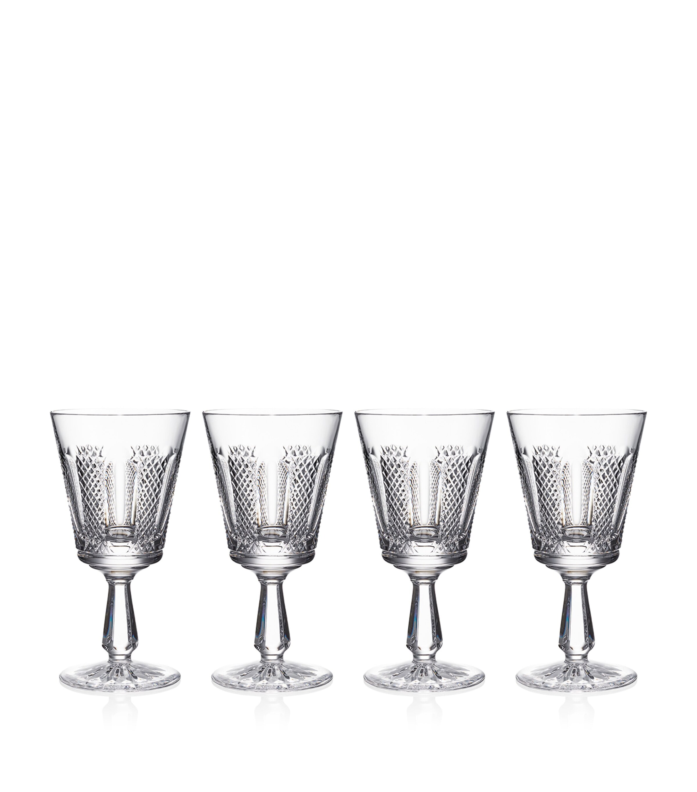 Set of 4 Crystal Hibernia Mastercraft Wine Glasses (280ml) CLEAR Image 7