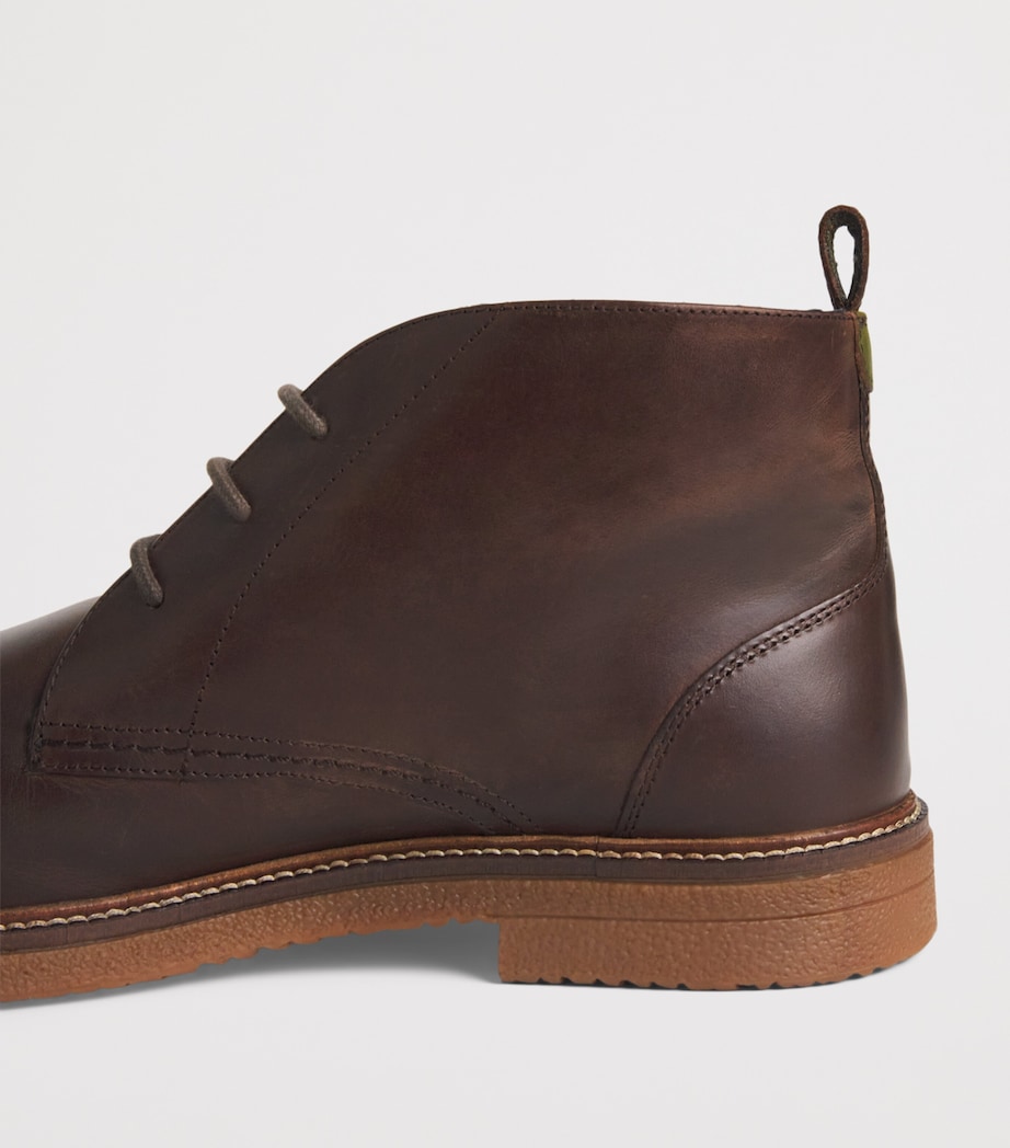 Barbour Leather Kirkstone Desert Boots Dark Image 7