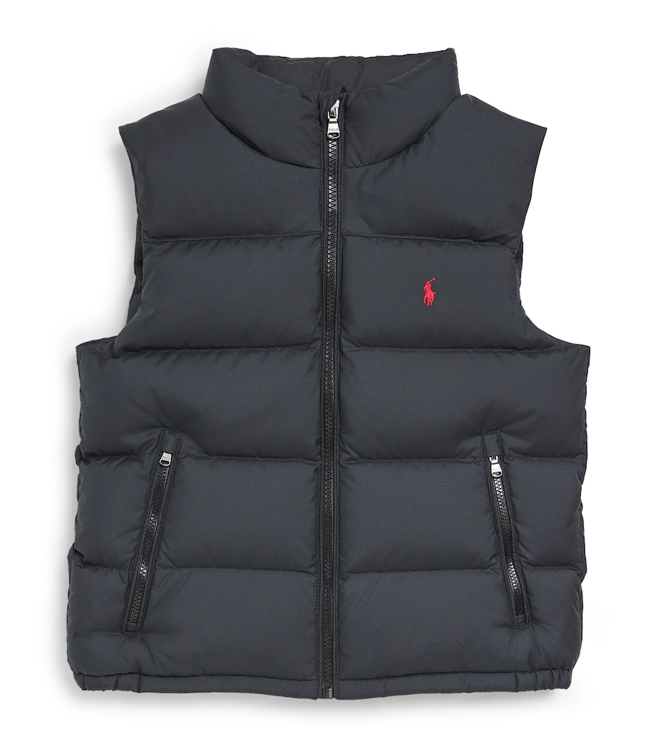 Down Puffer Gilet (2-7 Years) BLACK Image 1