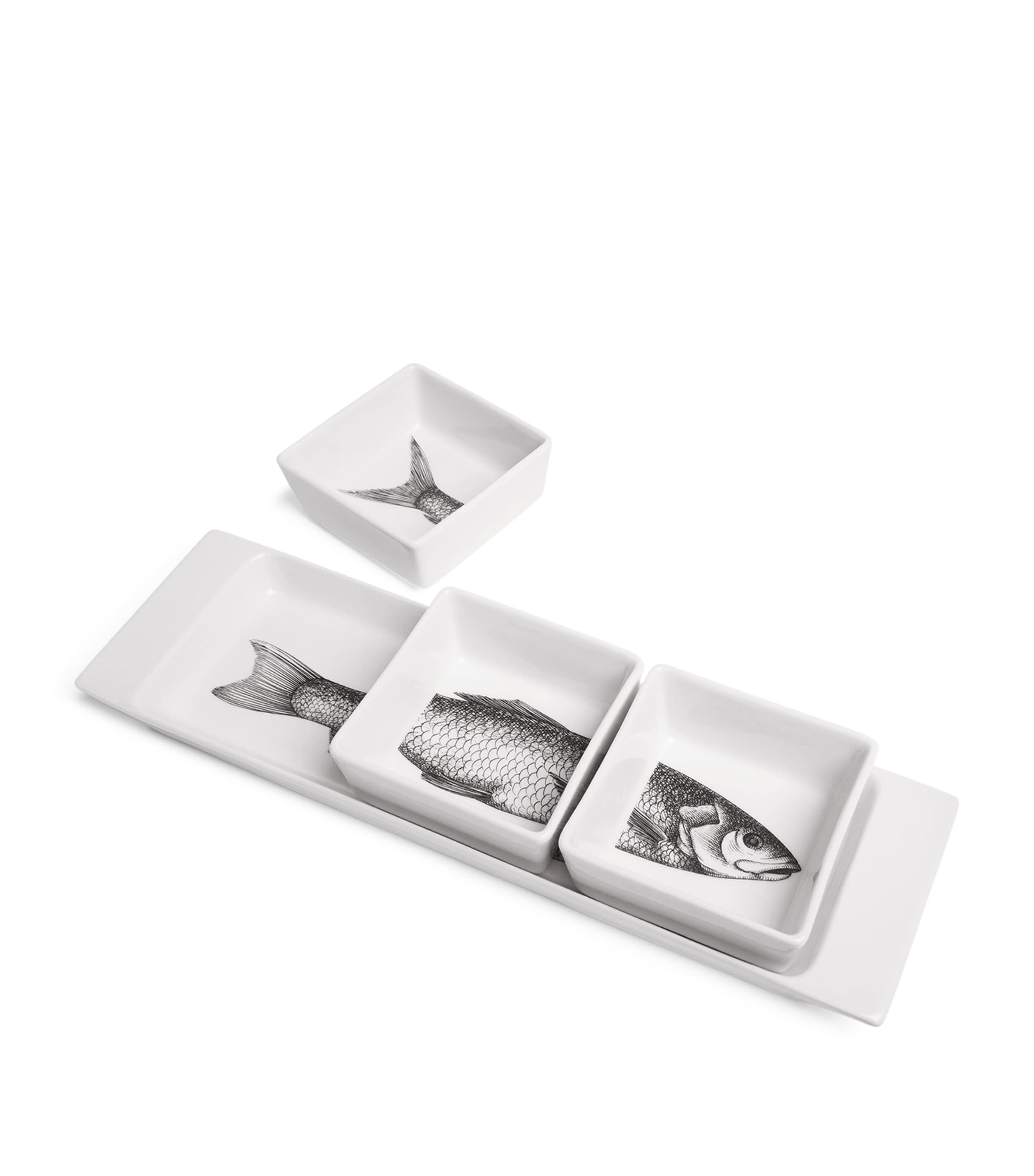 Porcelian Grande Pesci Appetizer Set MULTI Image 4