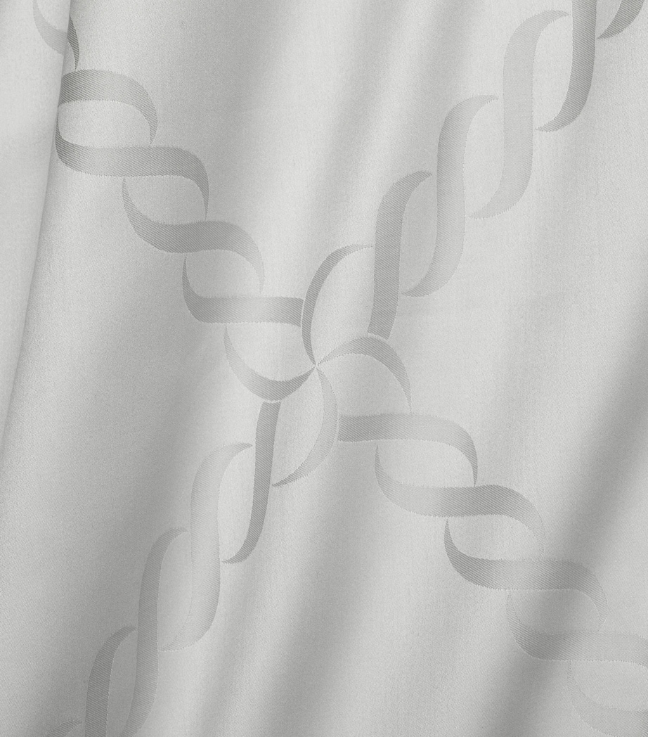 Treccia King Flat Sheet (275cm x 275cm) STERLING Image 3