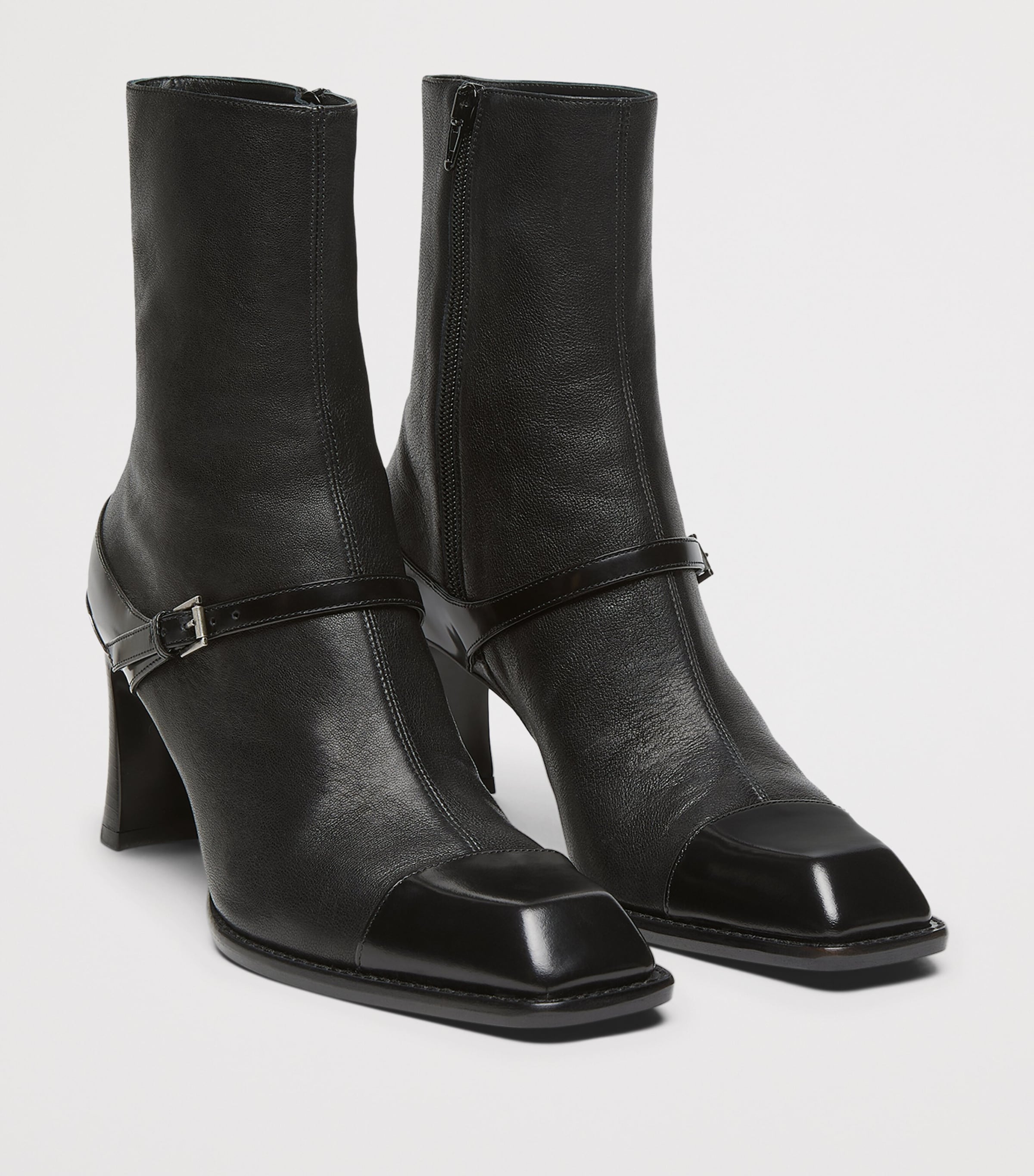 McQueen Leather Niko Ankle Boots 70 Image 3