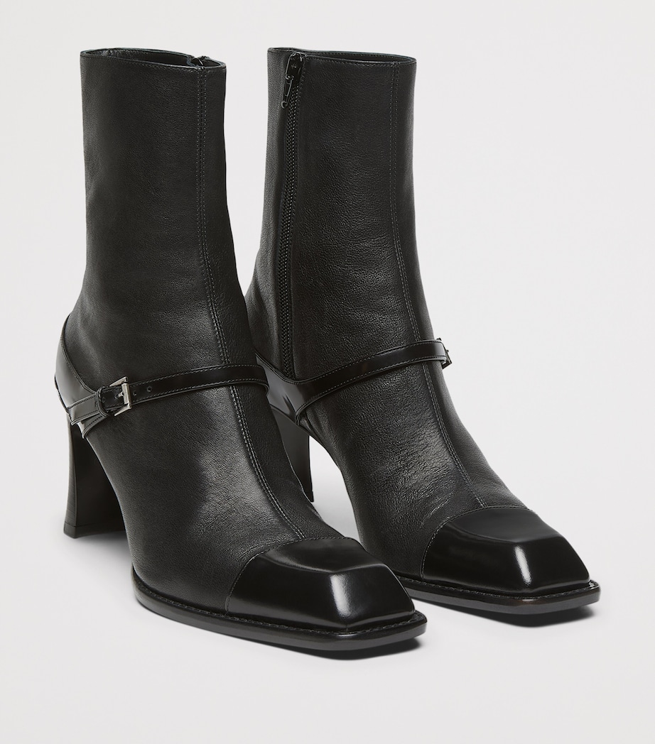 McQueen Leather Niko Ankle Boots 70 Image 3