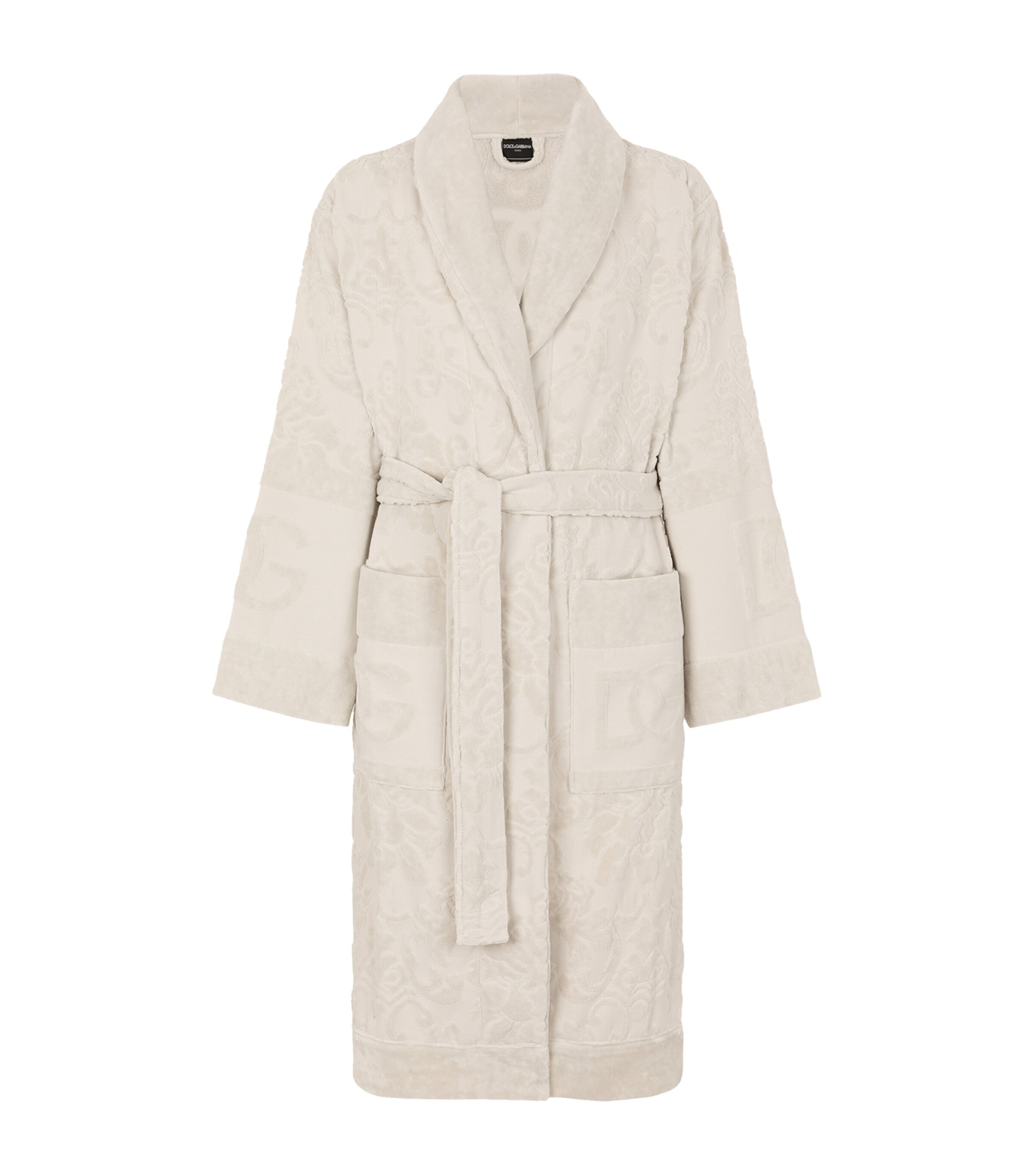 Dolce & Gabbana Terry Cotton Dg Robe