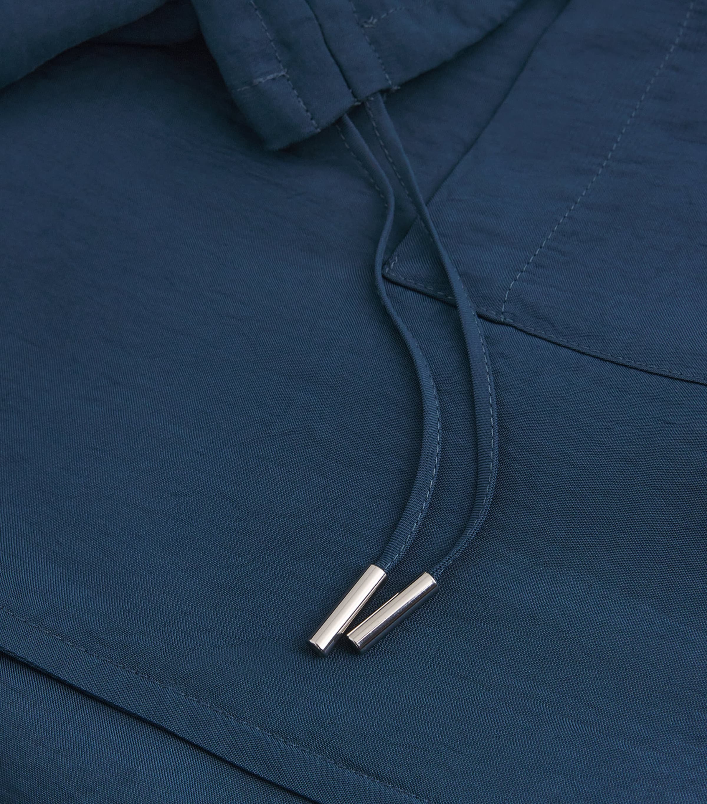 Crinkled Twill Blazer NAVY Image 5