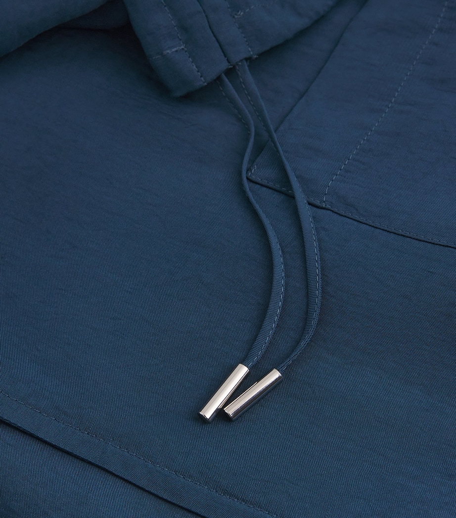 Crinkled Twill Blazer NAVY Image 5