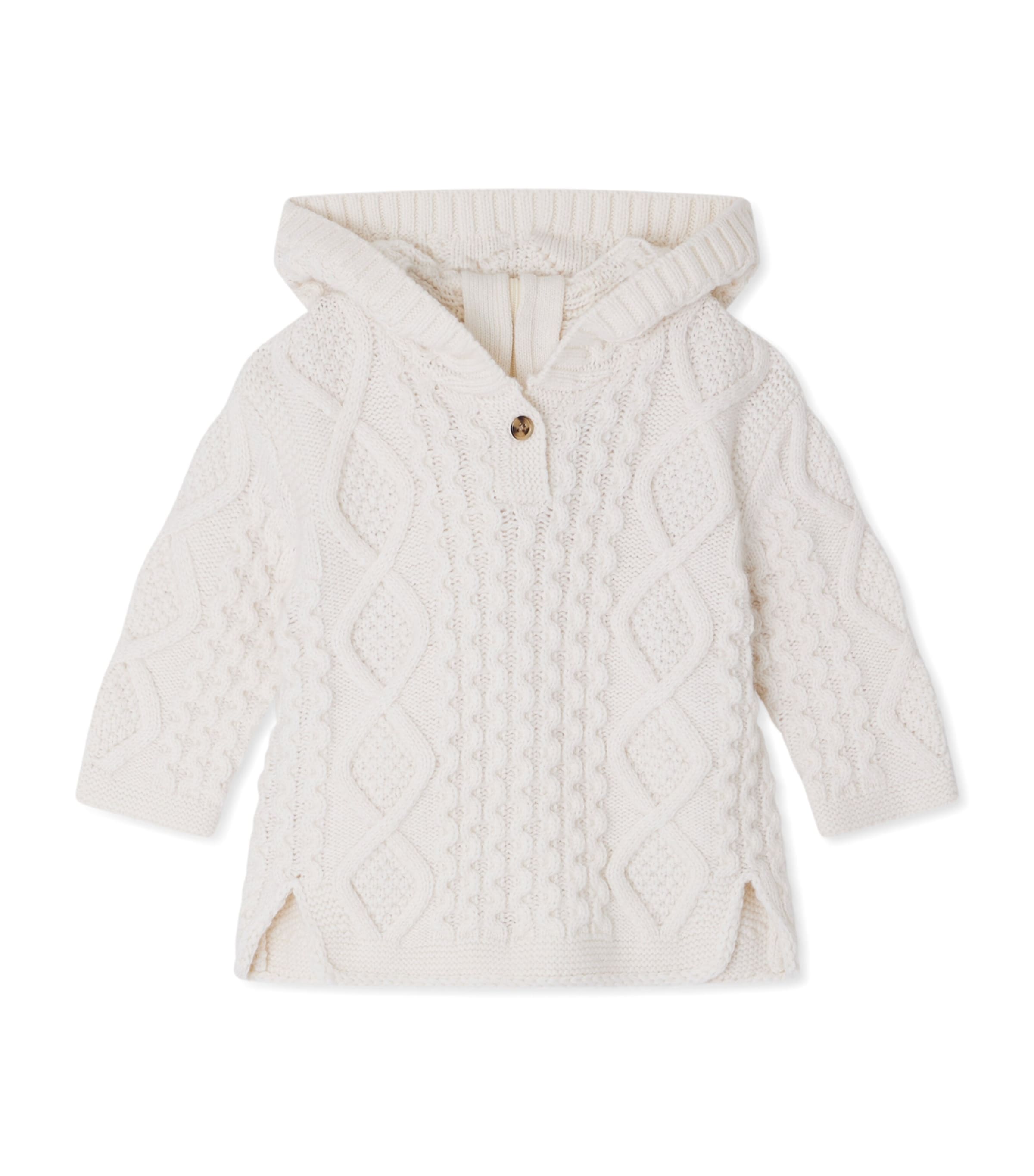 Bonpoint Wool-Blend Tainy Hooded Sweater (3-18 Months) | Kids New In | Baby Clothing | Knitwear | Designers | Bonpoint