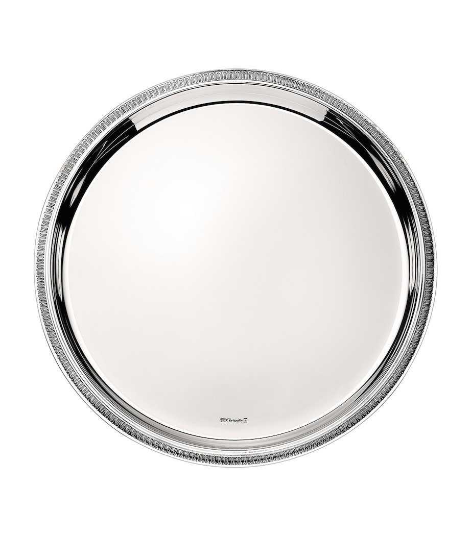 Malmaison Round Tray (30cm) SILVER Image 2