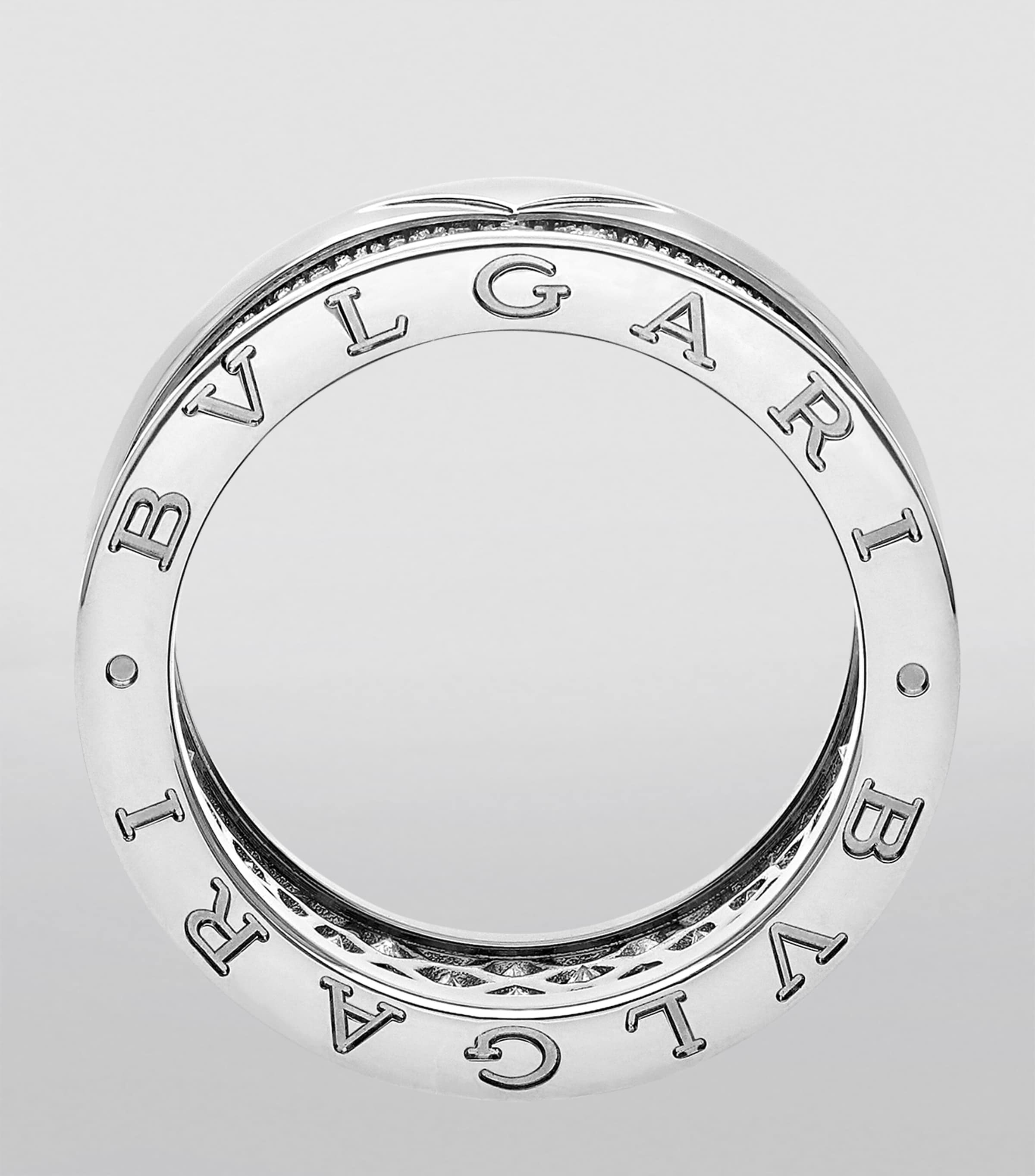 White Gold and Diamond B.zero1 Ring WHITE GOLD Image 4