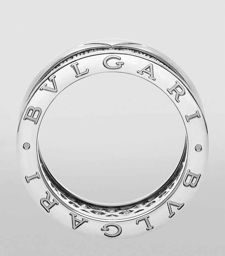 White Gold and Diamond B.zero1 Ring WHITE GOLD Image 4