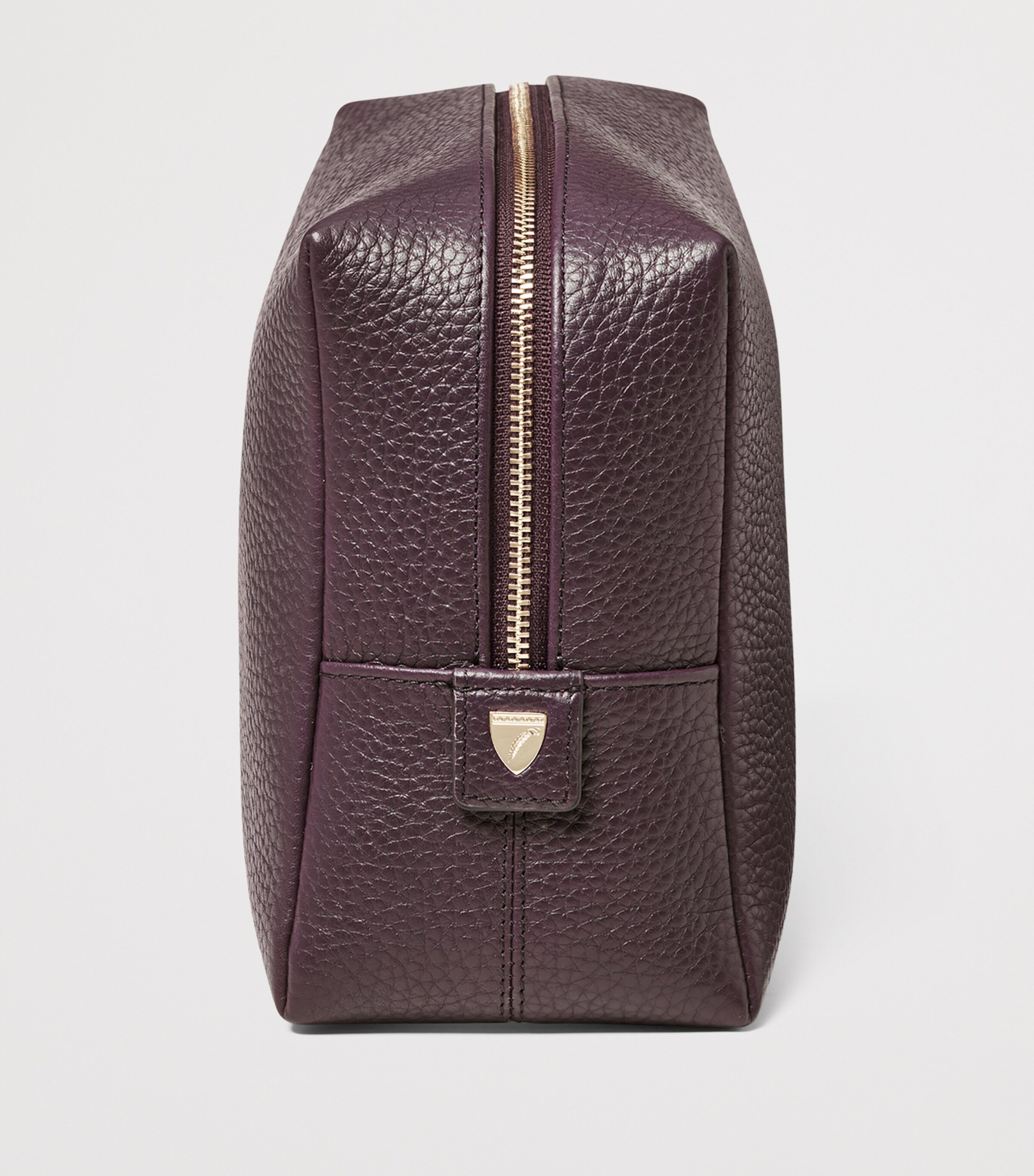 Large Leather London Cosmetic Case FIG Image 3