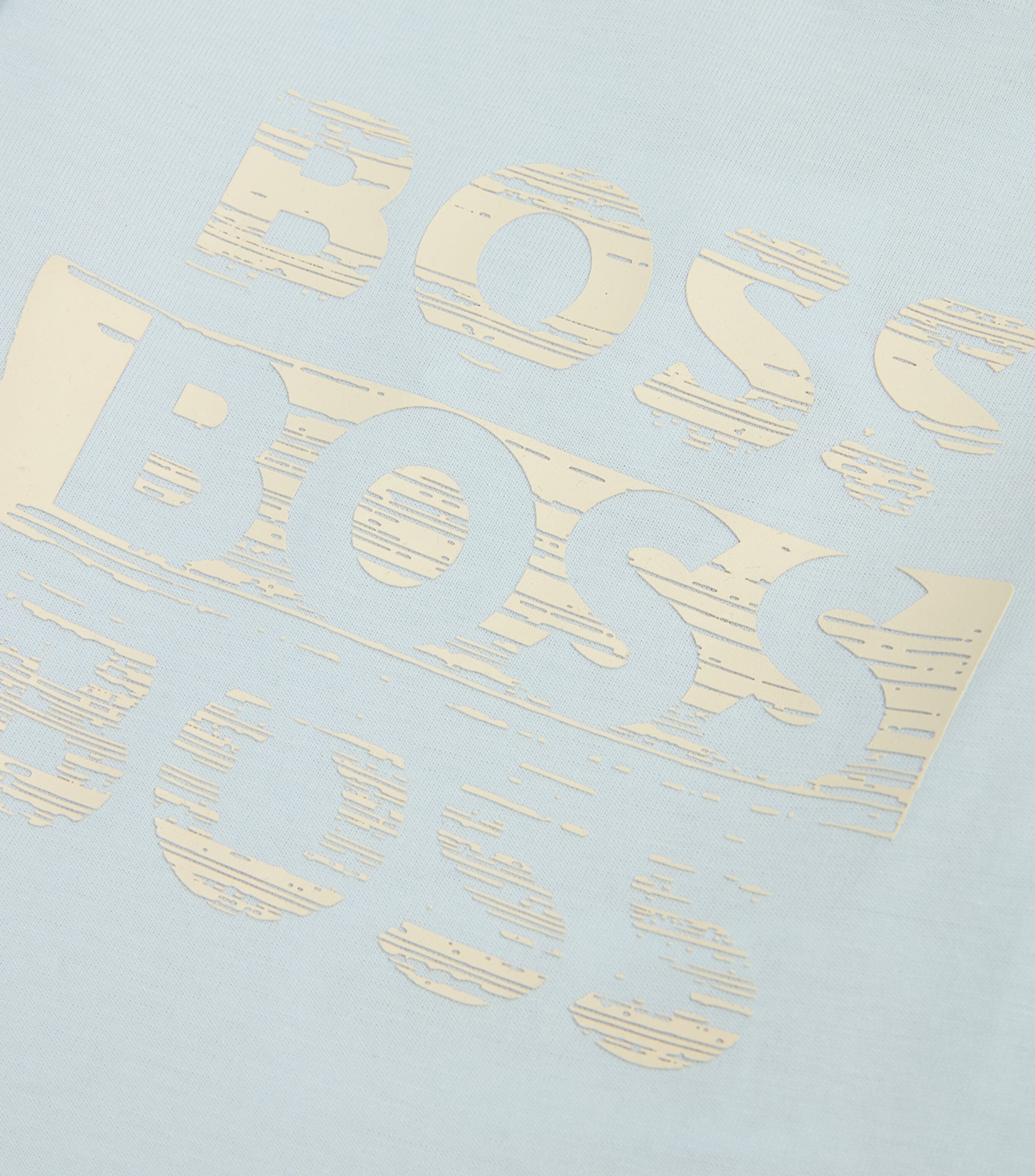 Cotton Triple Logo T-Shirt (3 Months-3 Years) PALE BLUE Image 2