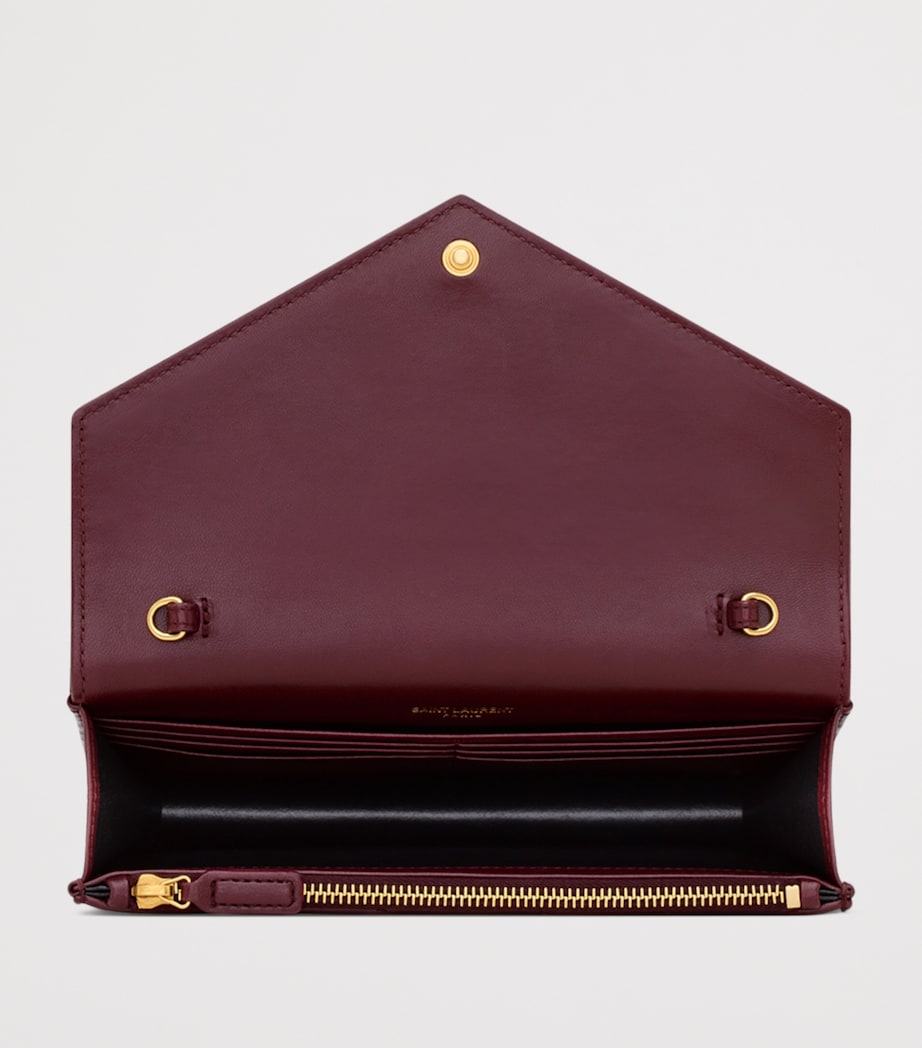 Leather Envelope Chain Wallet 6195 Image 5