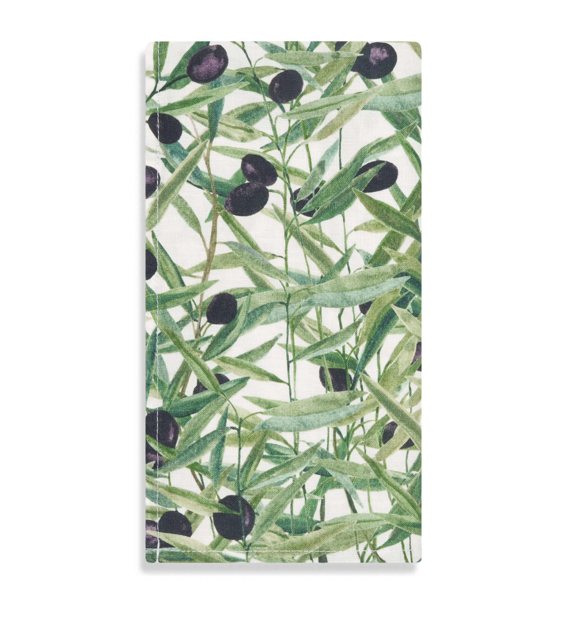 Linen L'Olivier Napkin (50cm x 50cm) GREEN Image 2