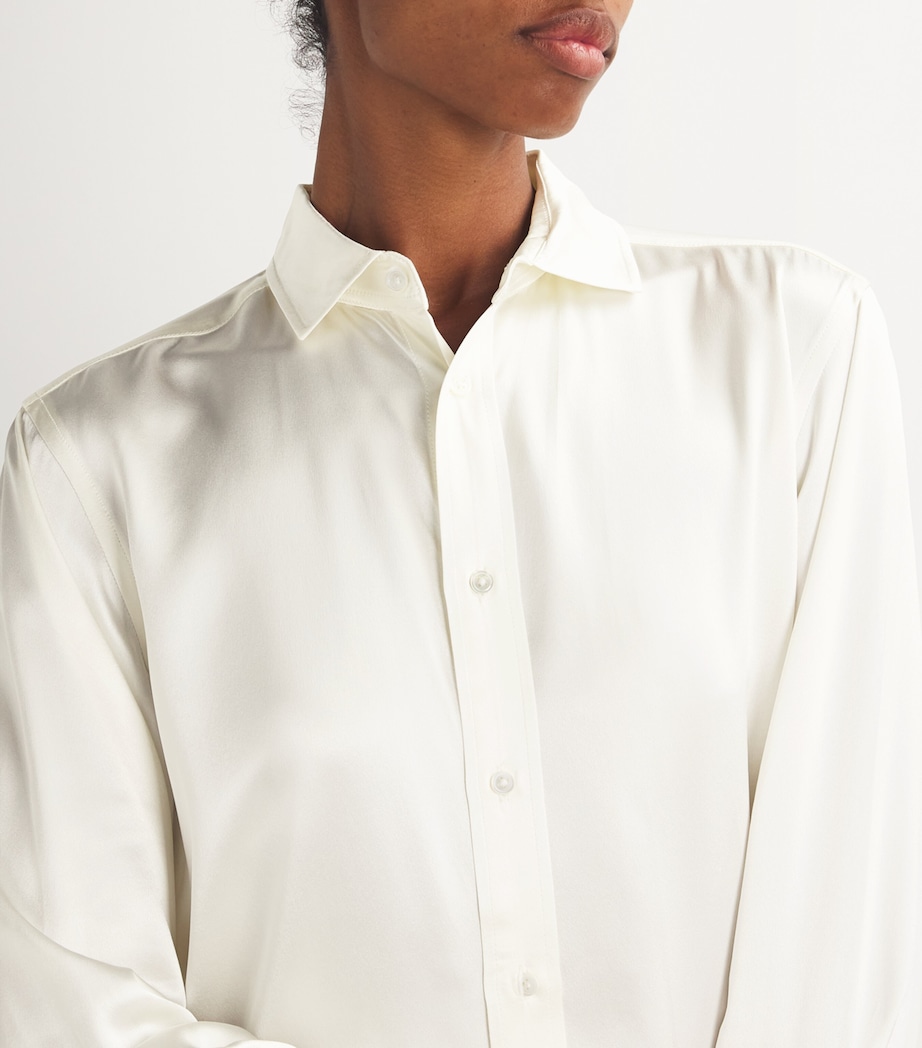 Mulberry Silk Shirt TROPHY CREAM Image 6