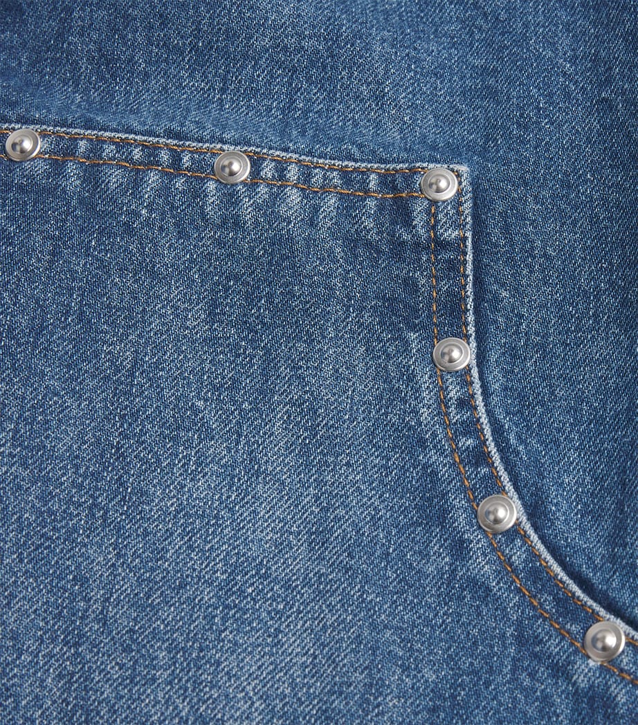 Riveted Balloon Jeans U71BL LE BLUE Image 5