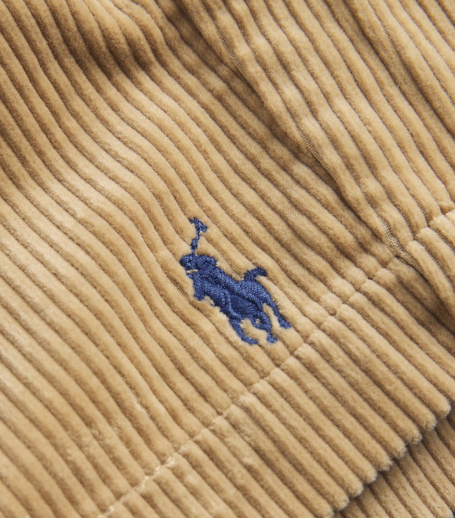 Cotton Corduroy Polo Prepster Shorts BEIGE Image 5