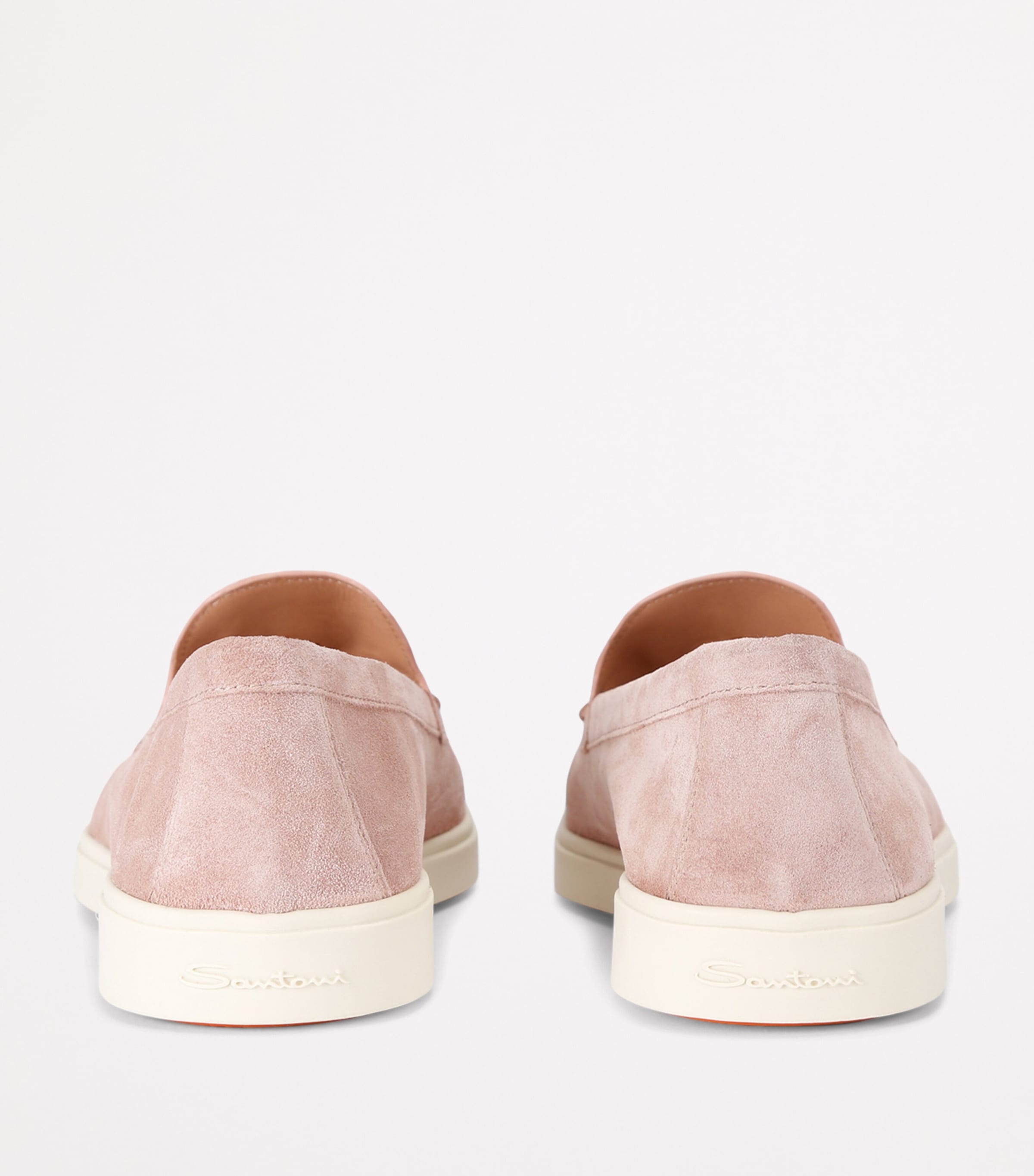 Suede Feudal Loafers PALE PINK Image 2