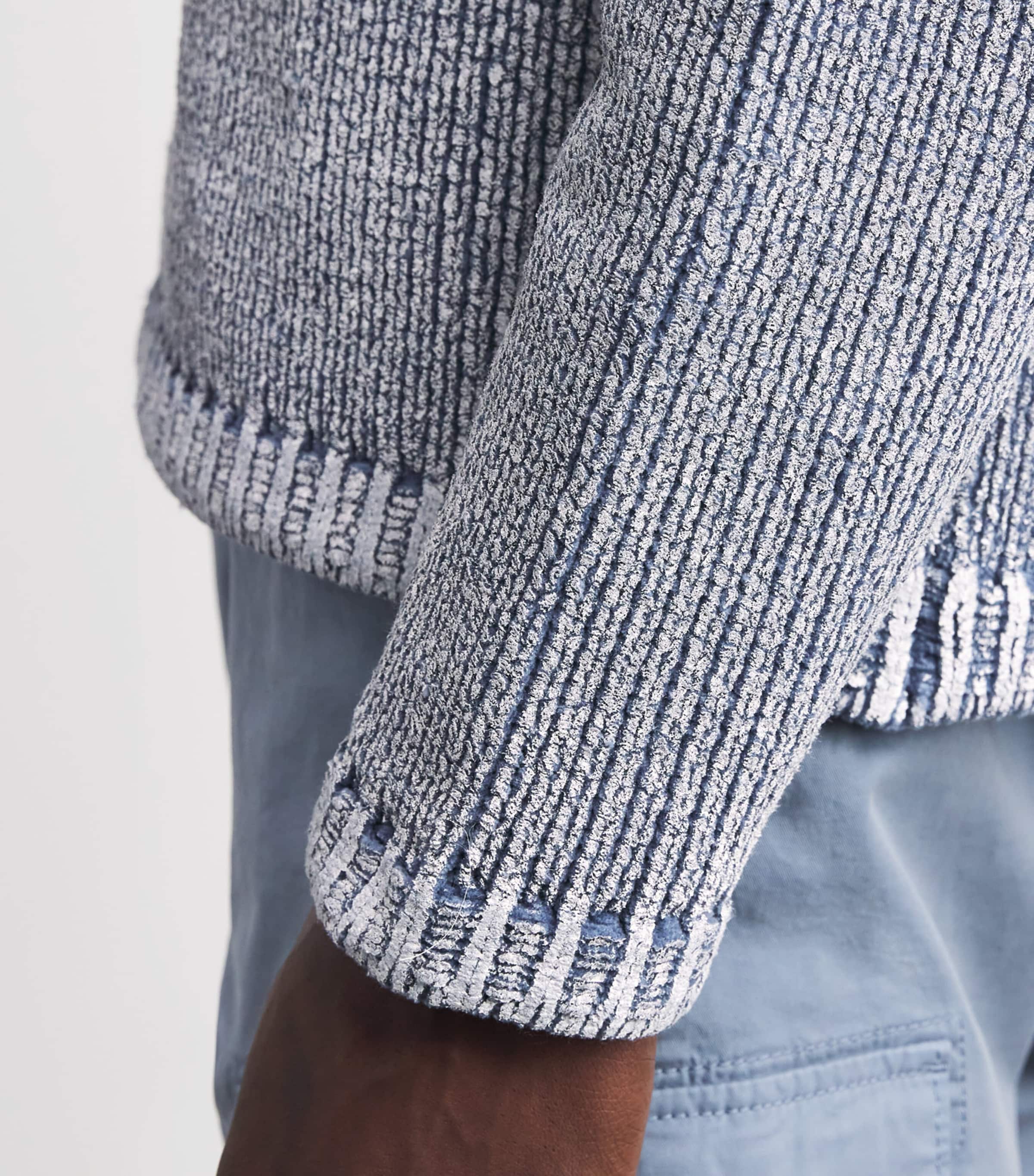 Cotton Coated Gradient Sweater V0024 Image 6