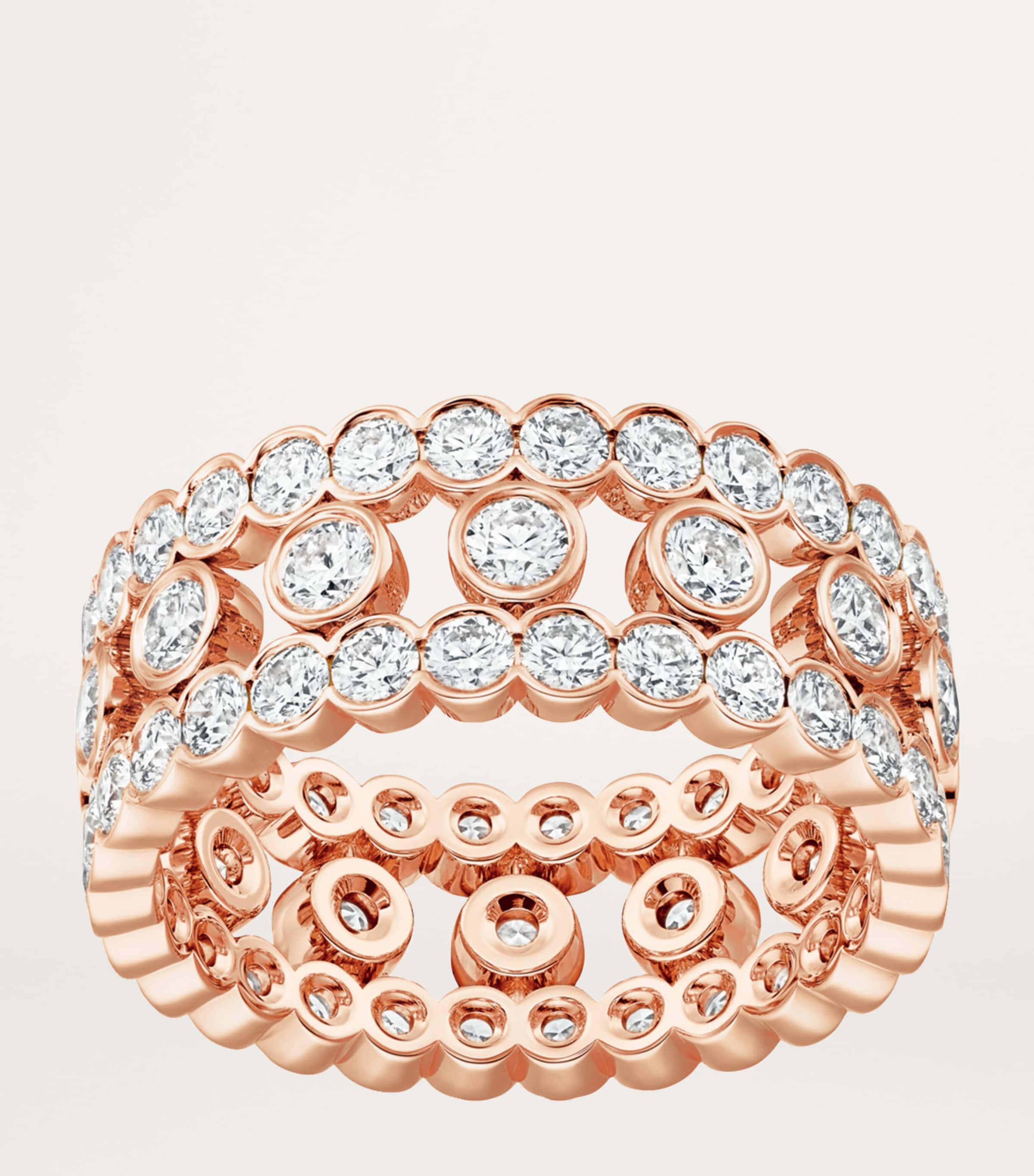 Cartier Rose Gold and Diamond Broderie de Cartier Ring Rose Gold Image 4