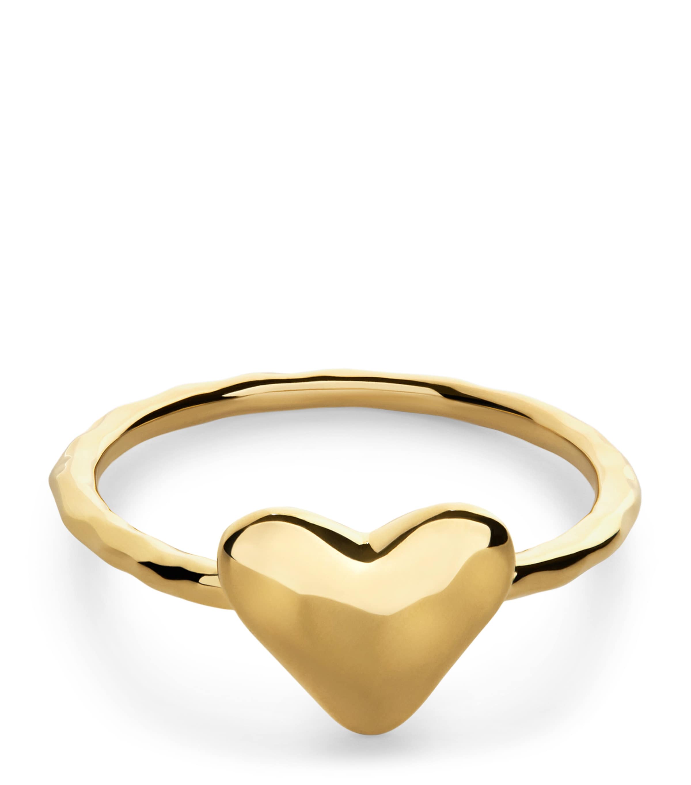 Gold Vermeil Heart Ring 18K GOLD VERMEIL Image 1