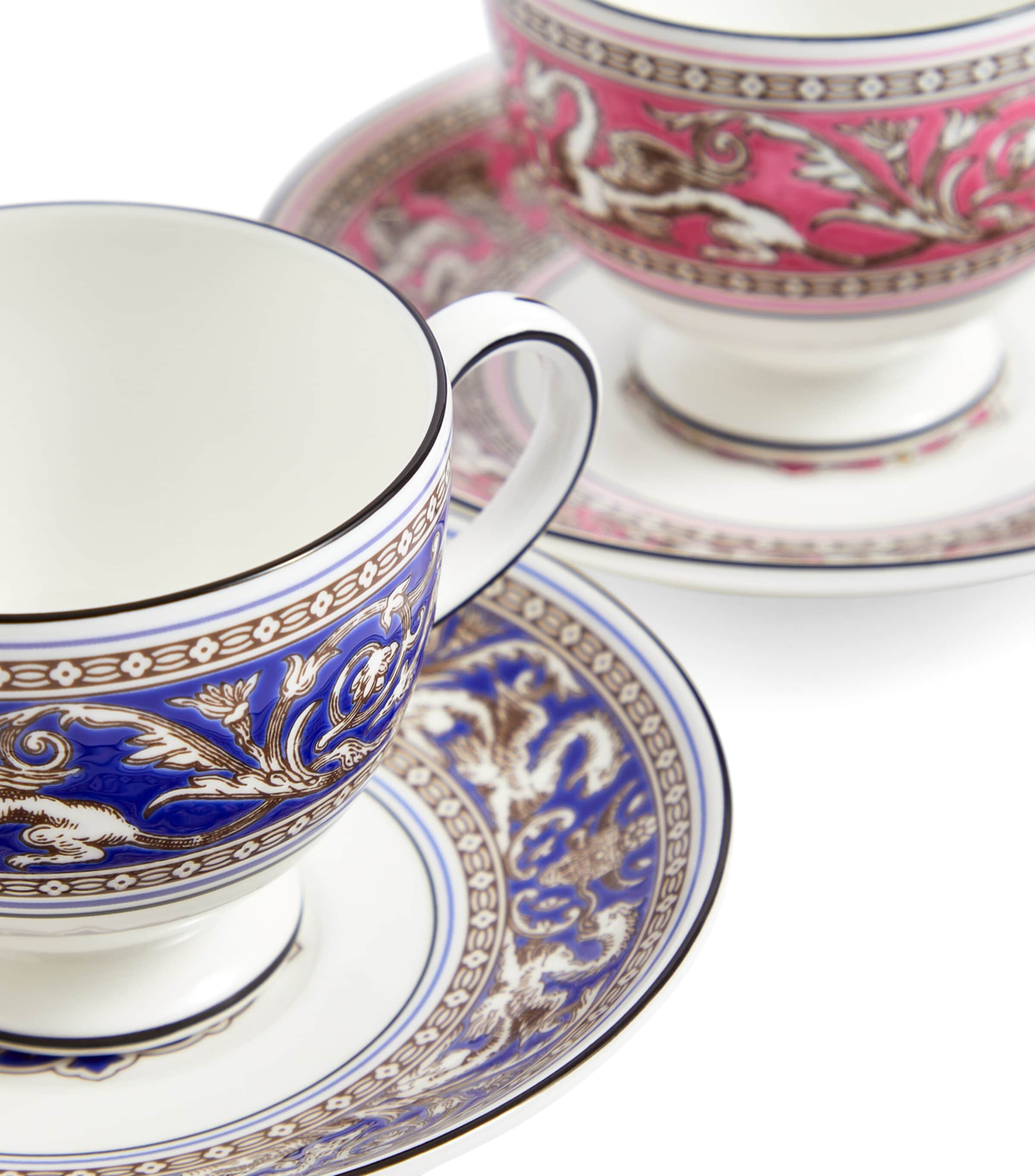 Wedgwood Set of 2 Florentine Teacups & Saucers Image 3