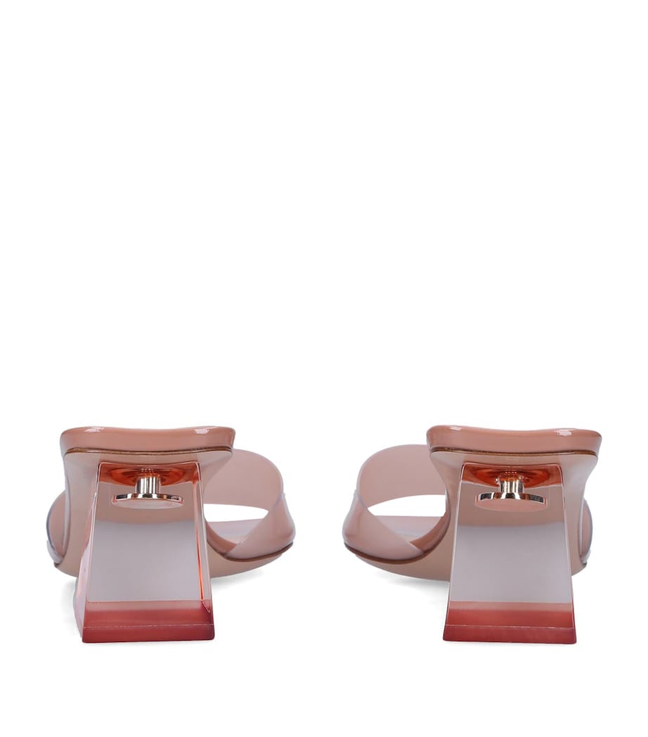 Leather Cosmic Mules 55 BLUSH Image 5
